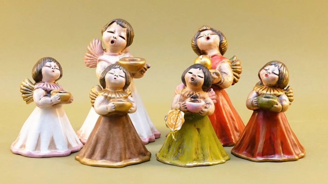 Bozner Engel (6) - Vintage - Ceramic - 1960-1970 - THUN Bolzano