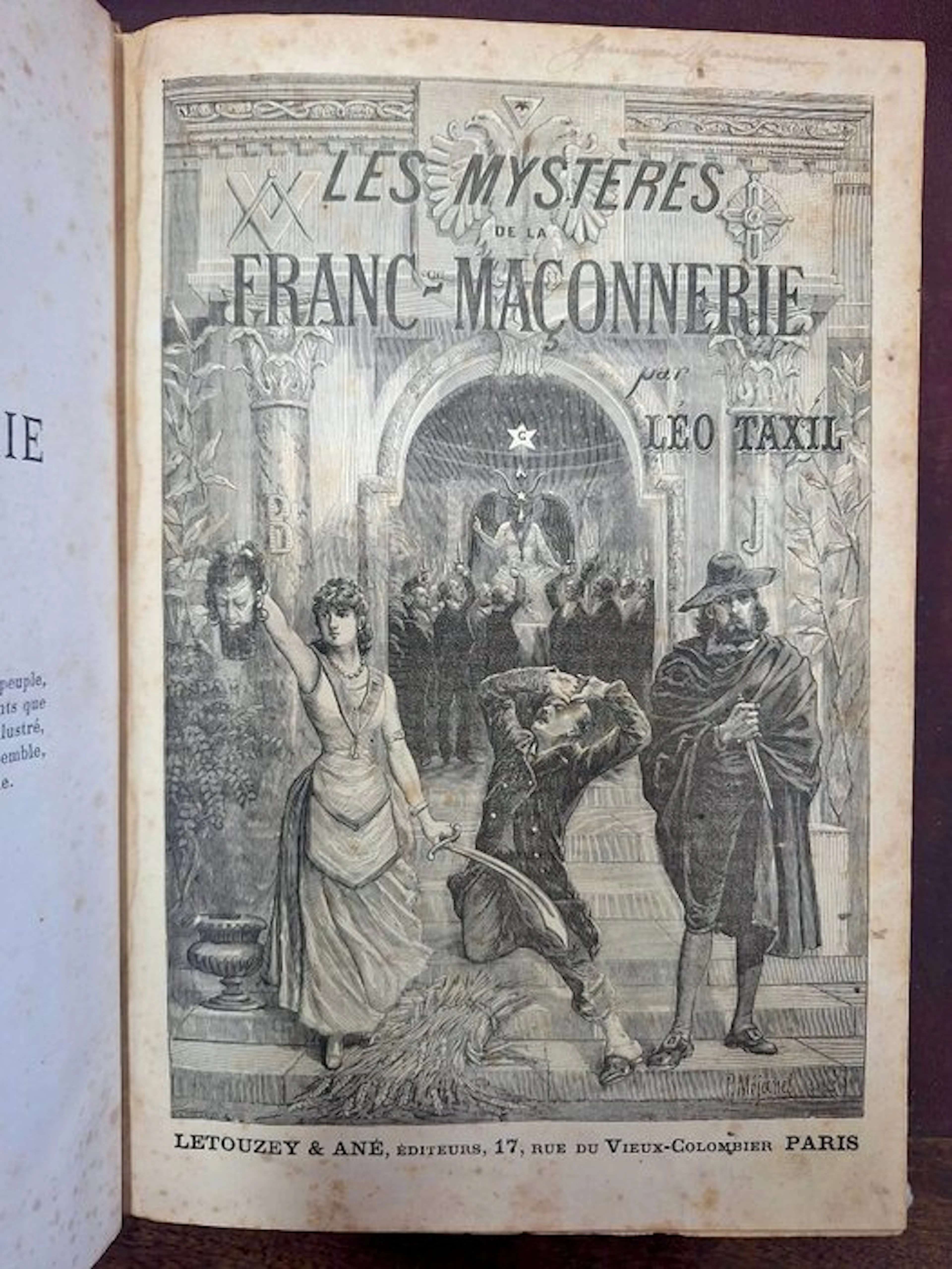 Léo Taxil; Méjanel; Pannemaker - Les Mystères de la Franc-Maçonnerie