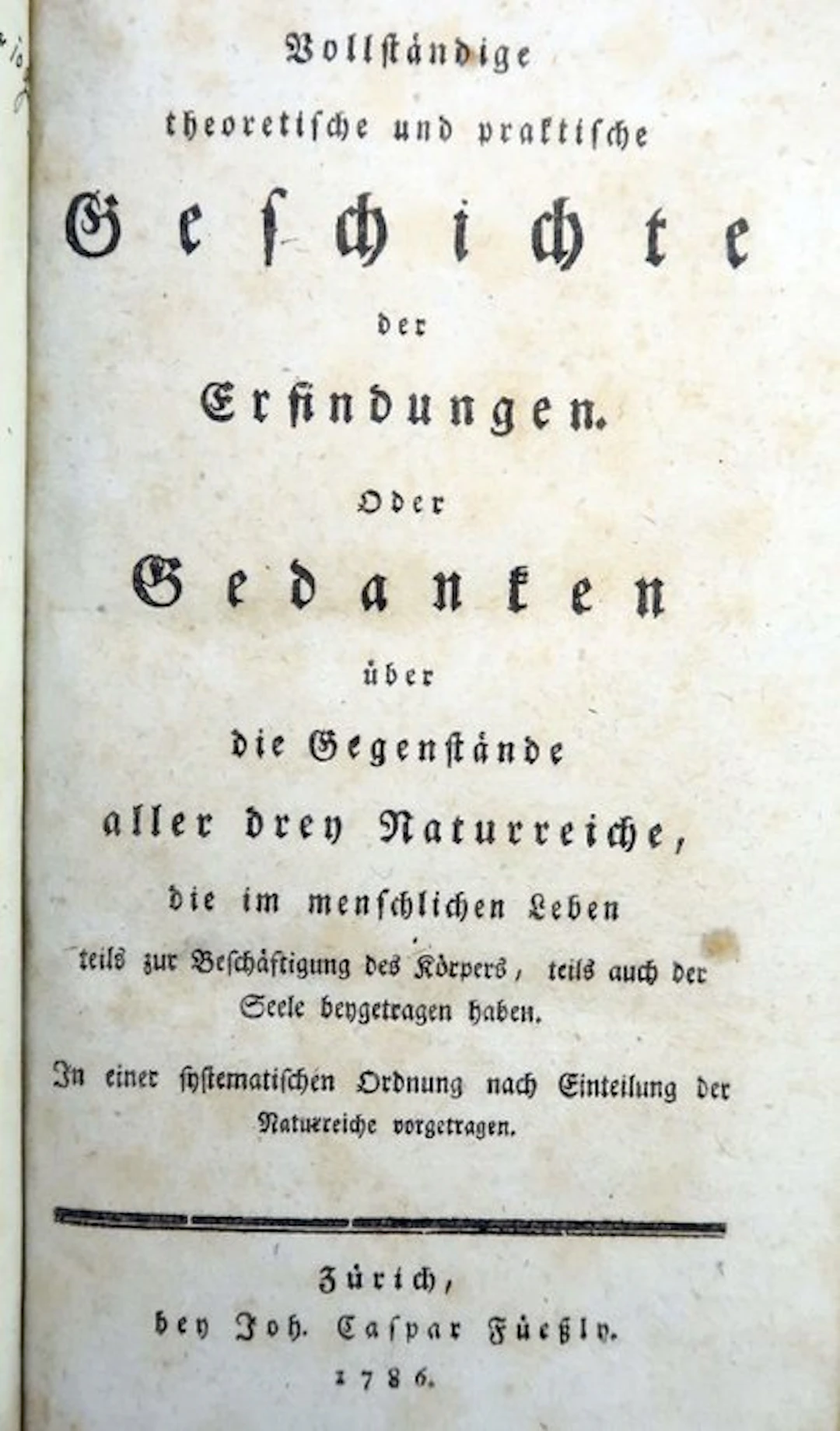 Orelli, Johann Heinrich - Vollständige theoretische und...