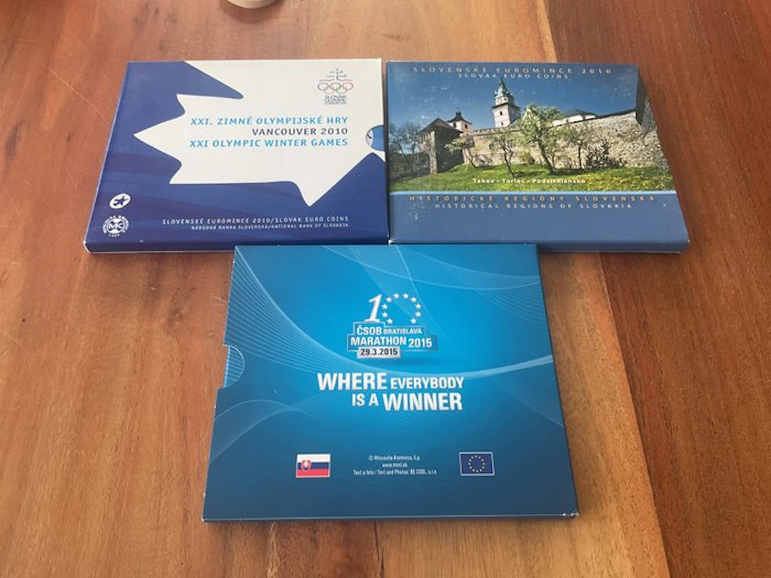 Slovakia. Year Set (BU) 2010/2016 (3 sets) (No reserve price)