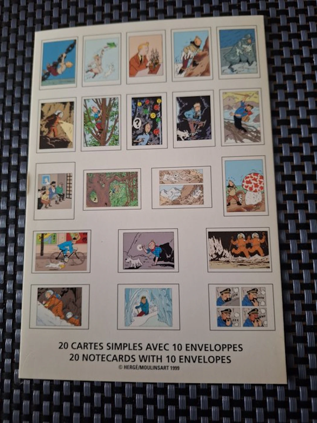 Belgium - comics - Tintin - Postcard album (20) - 1999-1999