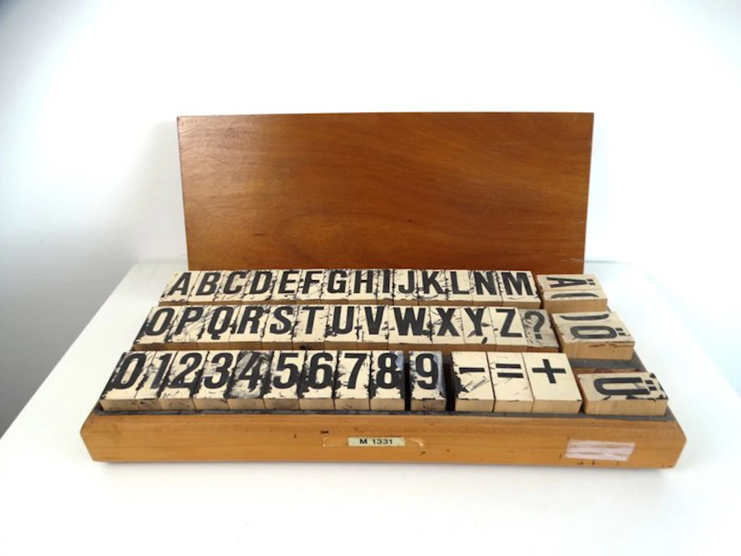 Neoprint Rielasingen (D) - Stempelset - Desk set - M 1331 - Wood