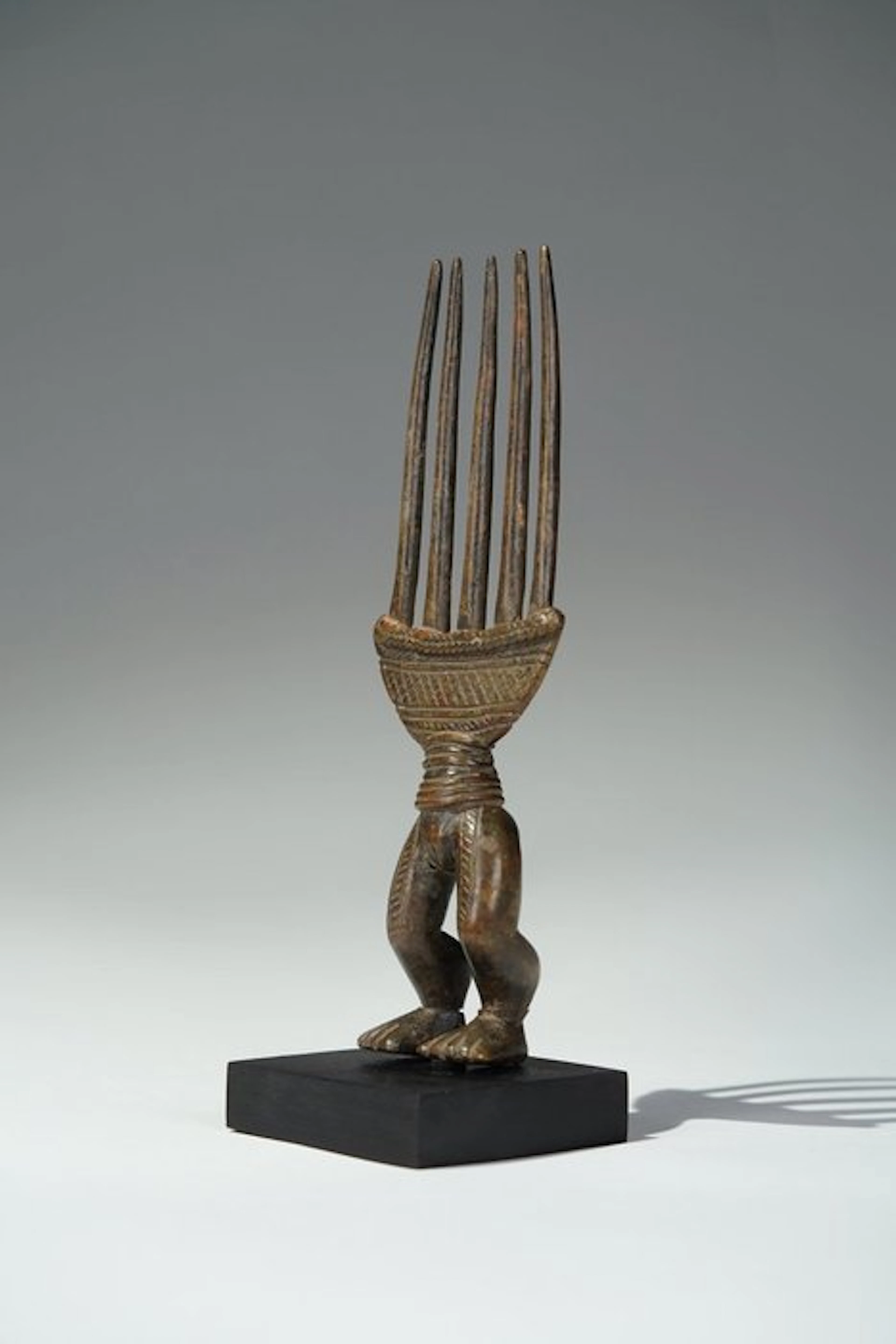 A bronze comb - Dan - Côte d'Ivoire (No reserve price)