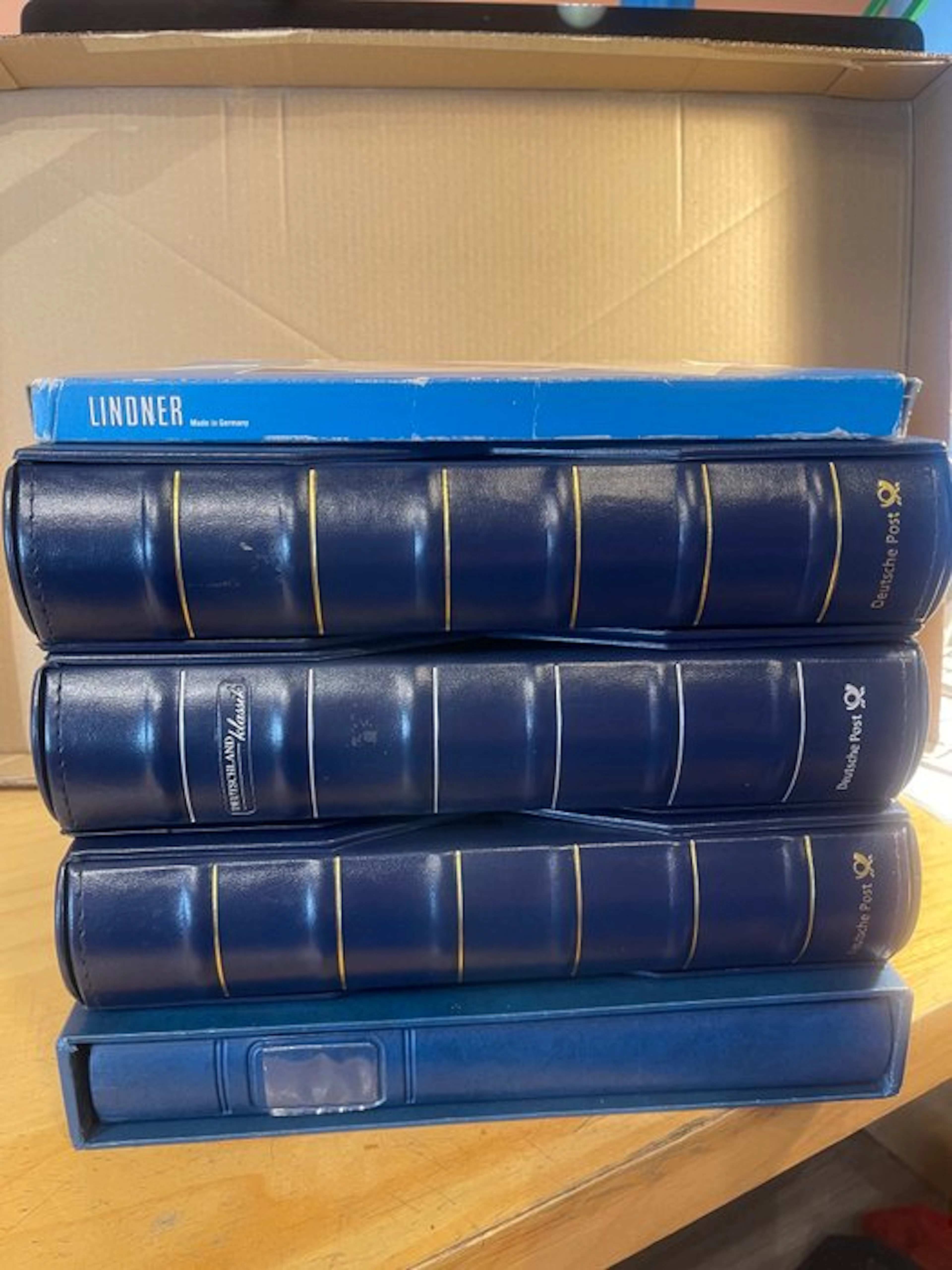 Germany - 4 ring binders with blank sheets.