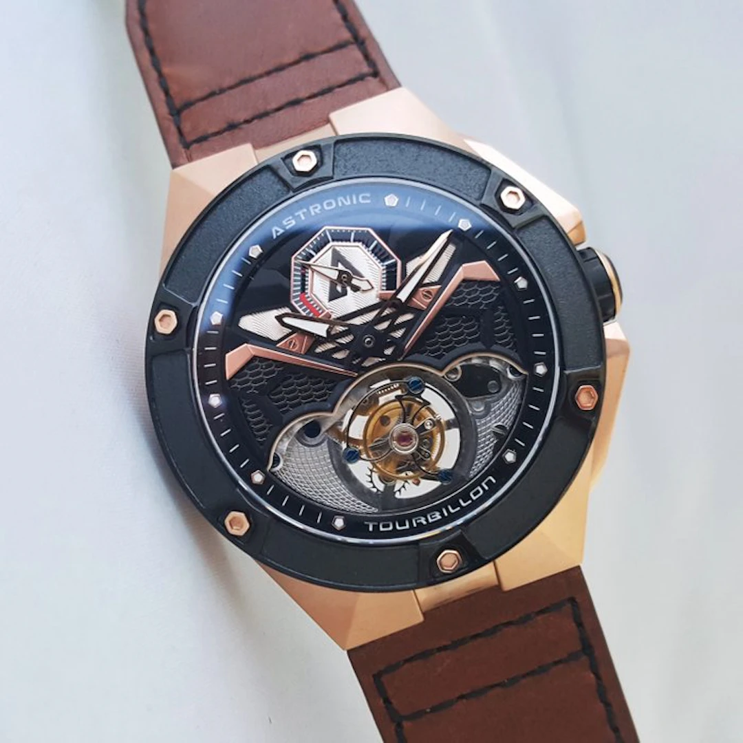 Astronic - Flying TOURBILLON - Co-axial - Gold - Power...