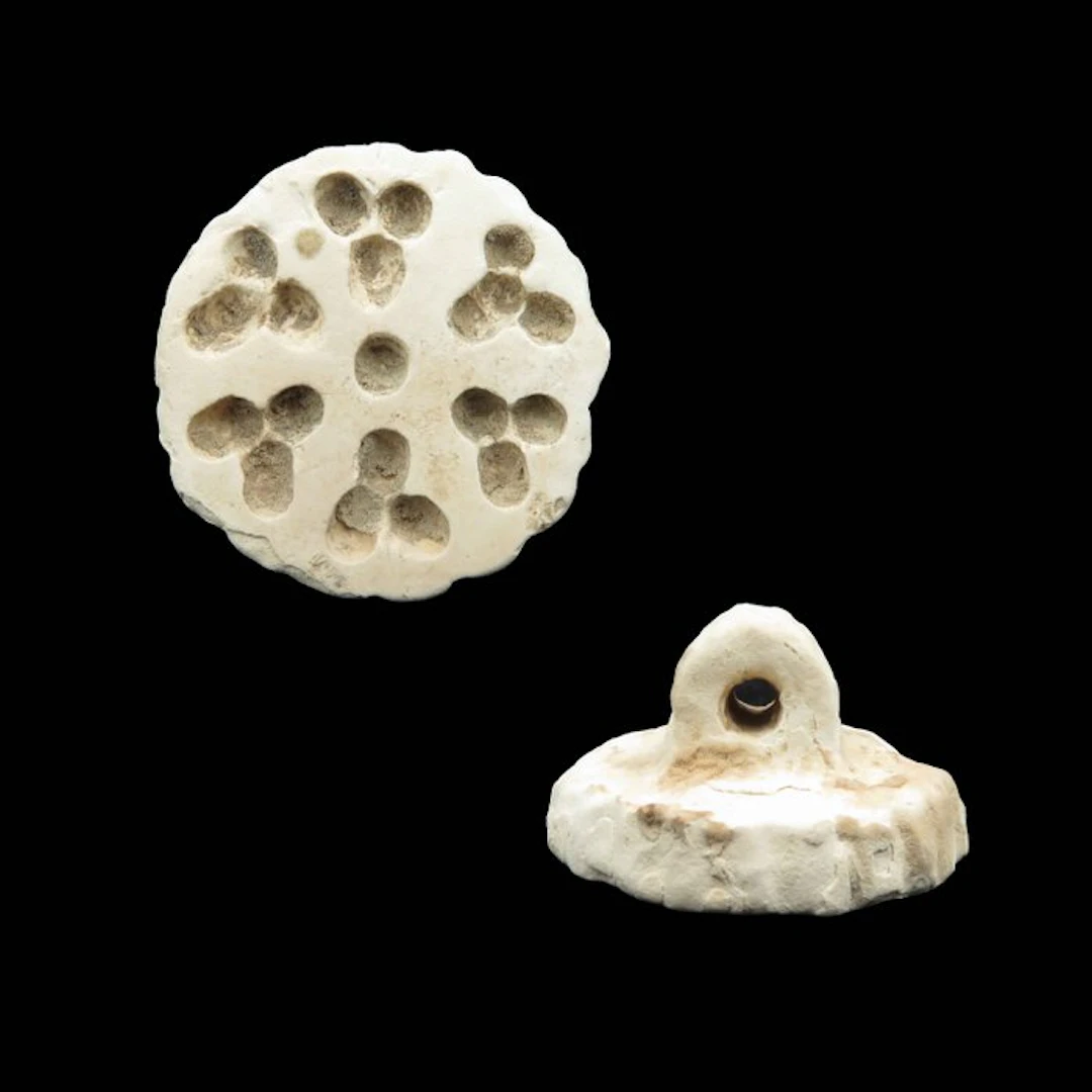 Mesopotamian Limestone decorated Seal Stamp - 2.5 cm (No reserve price)