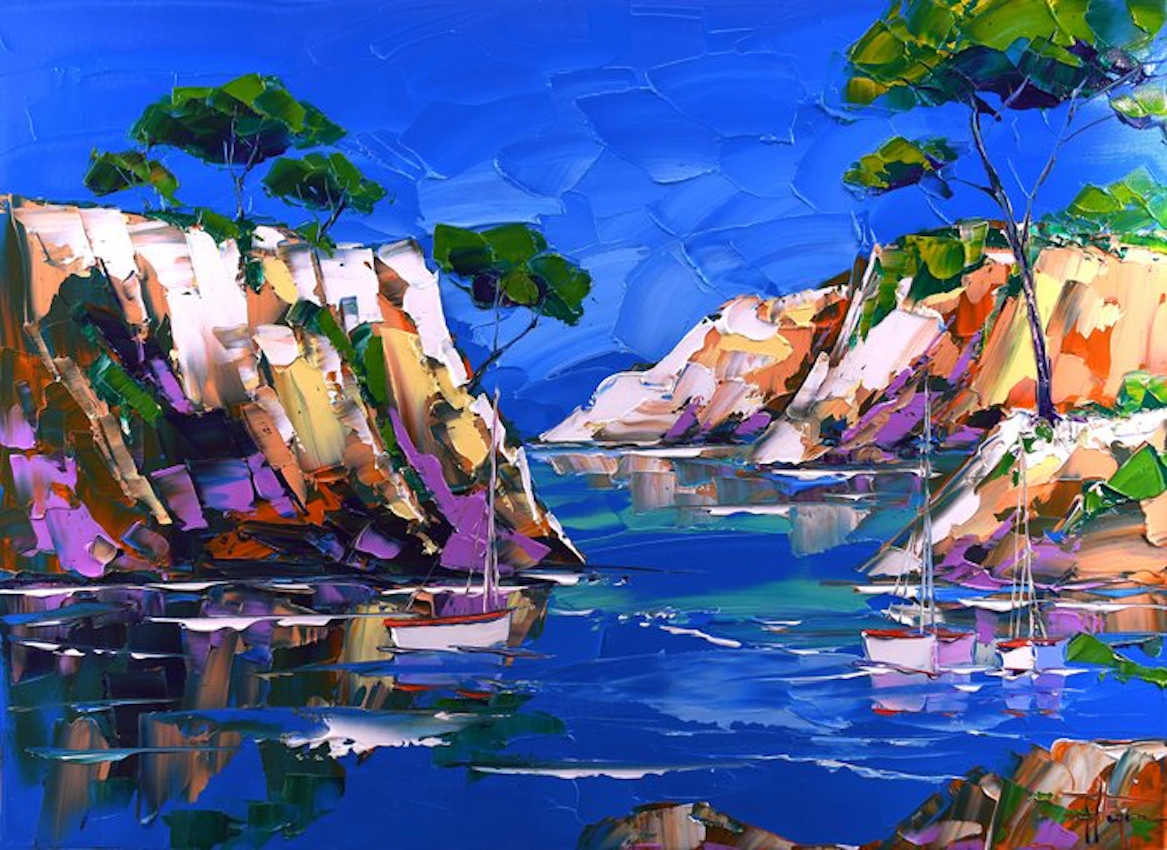 Olivier Pfleger - Mandrafina FORMAT XL " Côte-d'Azur "
