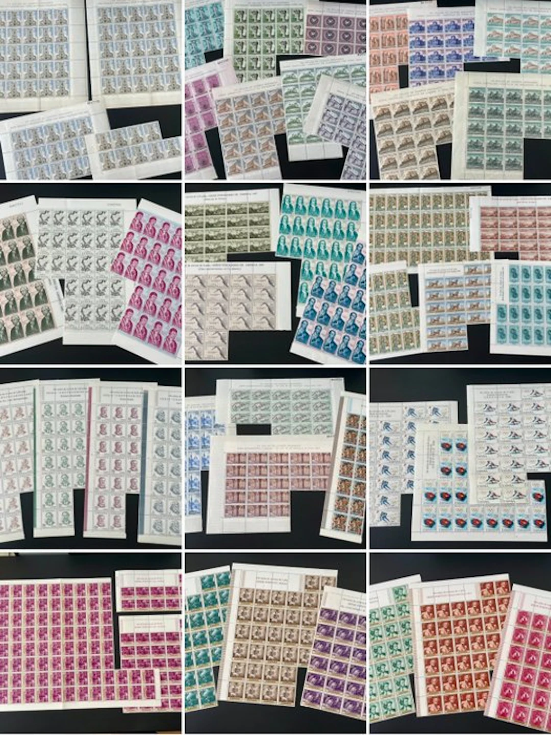 Spain 1966/1968 - Thousands of stamps from the years 1966