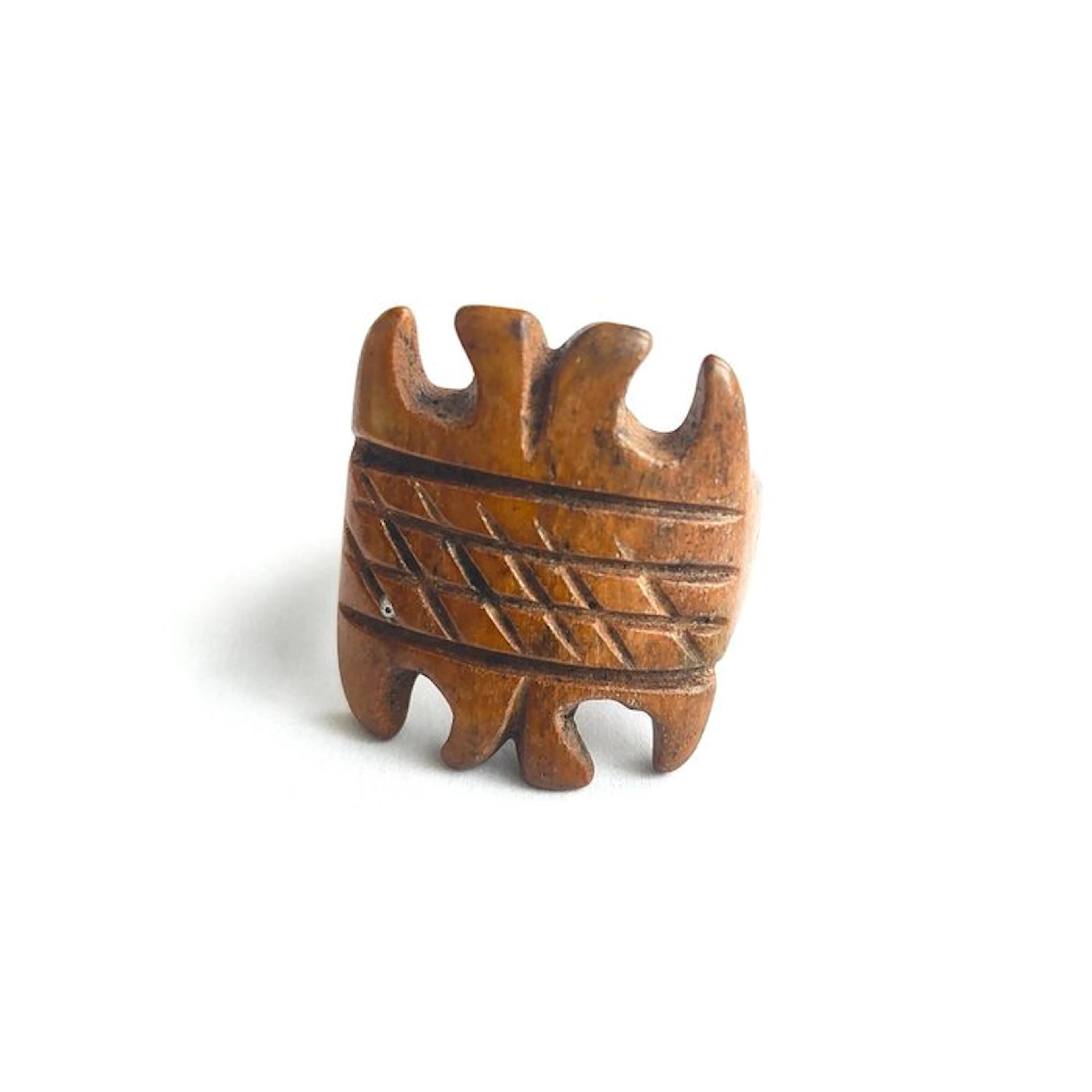 Ancient Indochinese Hill Tribes Wild Buffalo Bone...