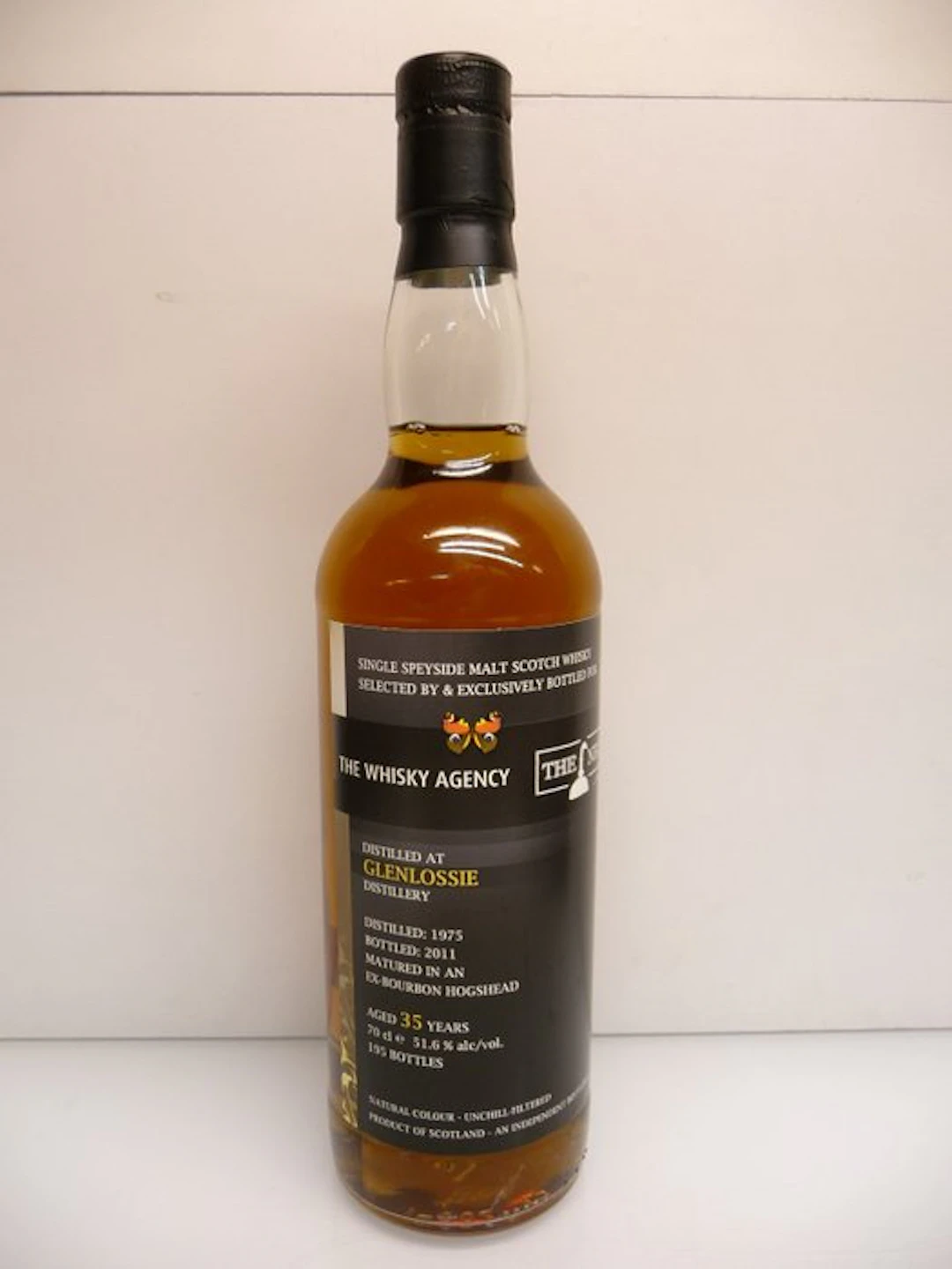 Glenlossie 1975 35 years old One of 195 - The Whisky Agency - b. 2011 - 70cl