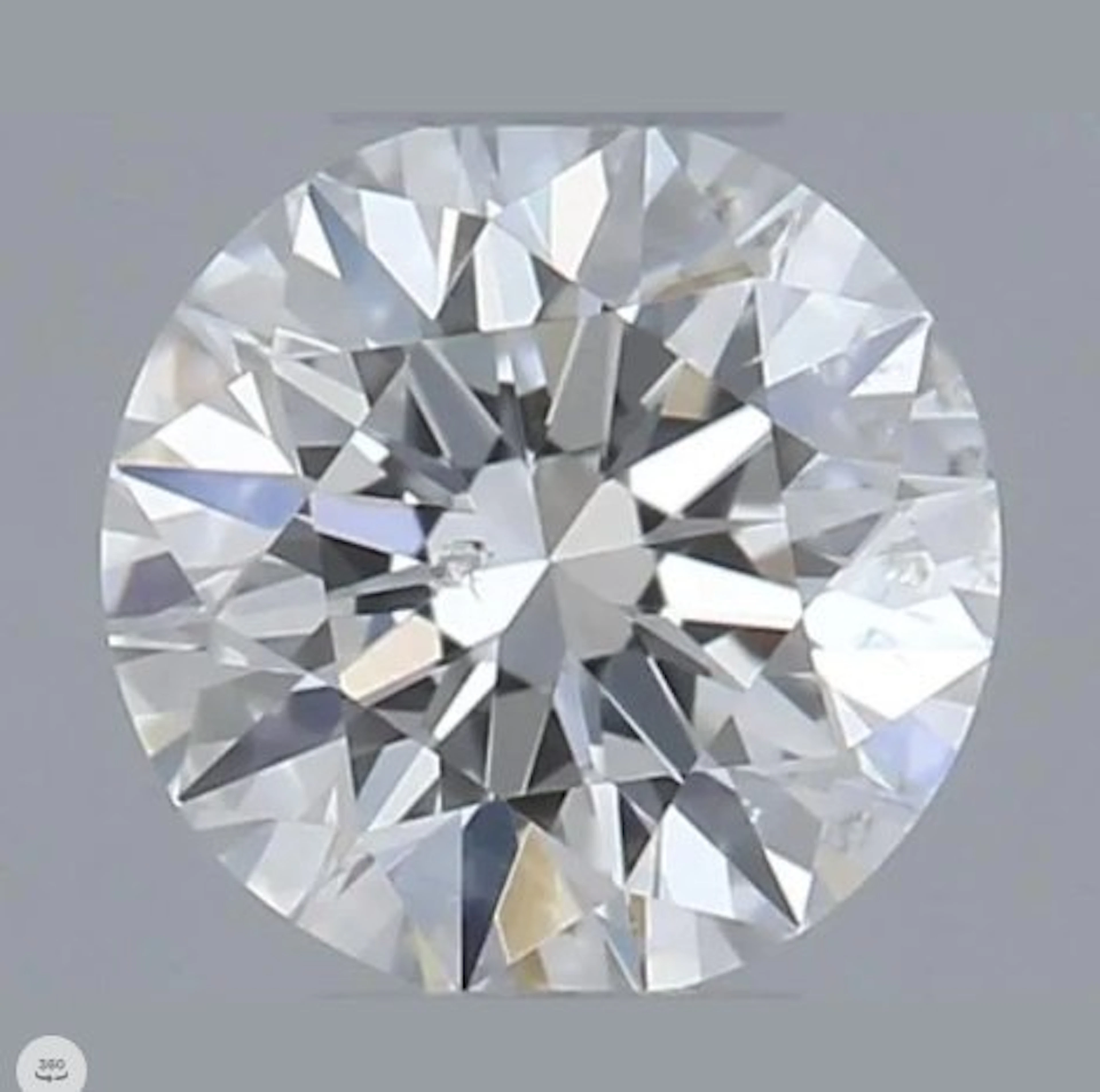 1 pcs Diamond (Natural) - 0.31 ct - Round - D...