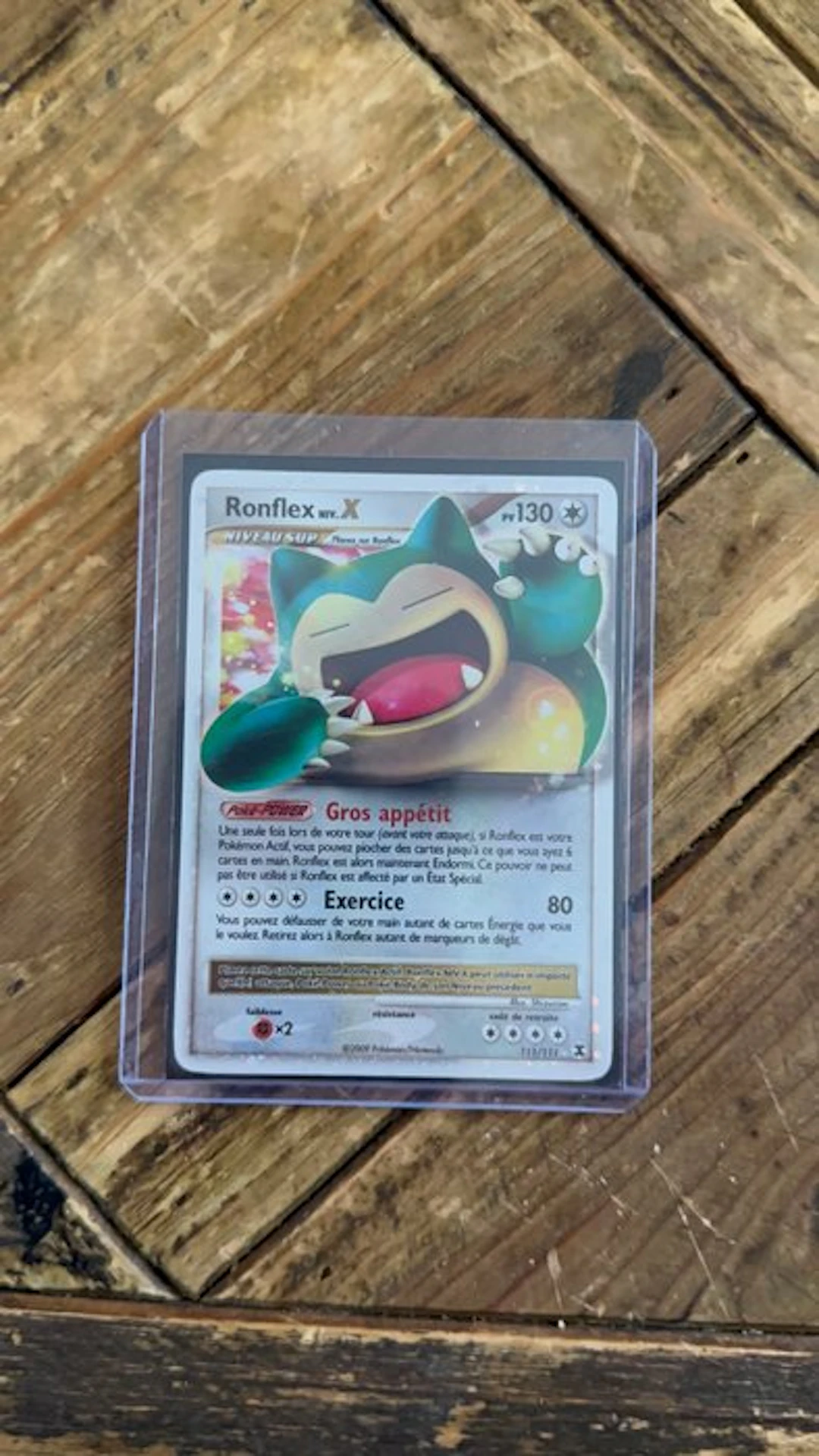 Pokémon - 1 Card - Ronflex 111/111 Foil - Platinum