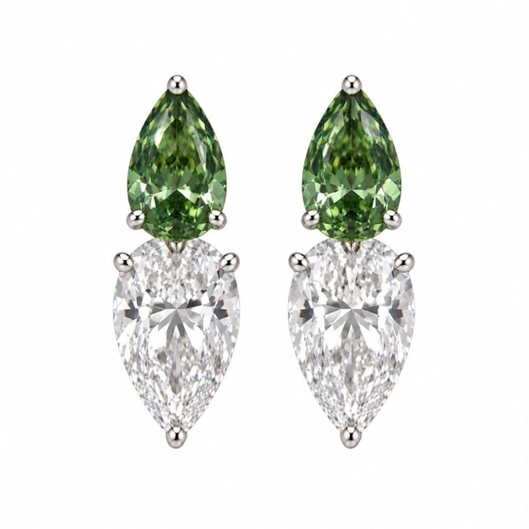 No reserve price - Earrings - 14 kt