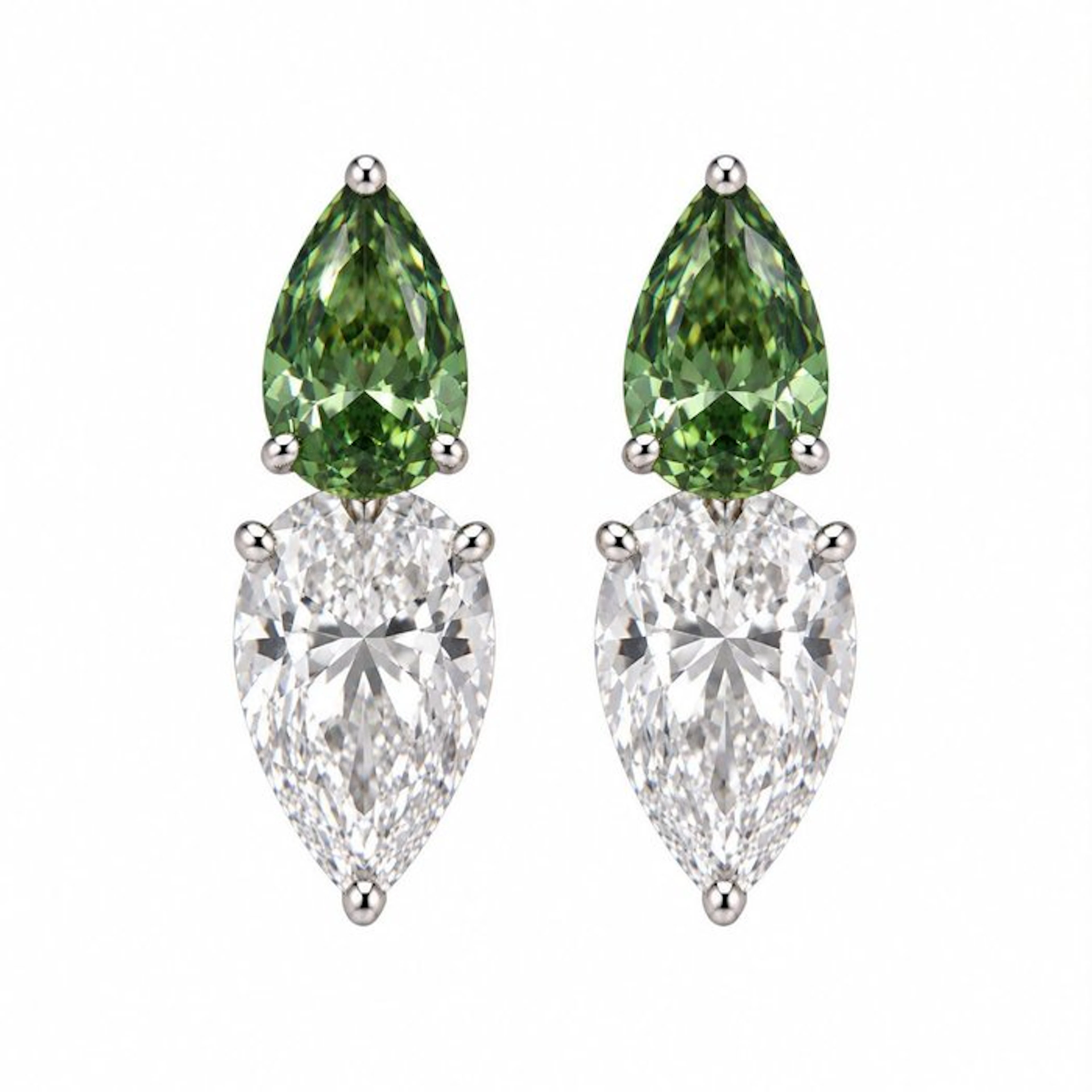 No reserve price - Earrings - 14 kt