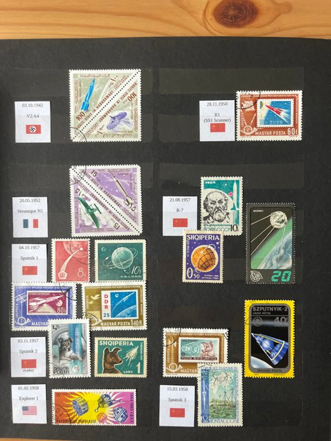 World - Spaceflight collection - with autograph card