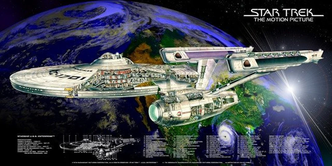 Paramount - Poster Star Trek The Motion Picture 1979...