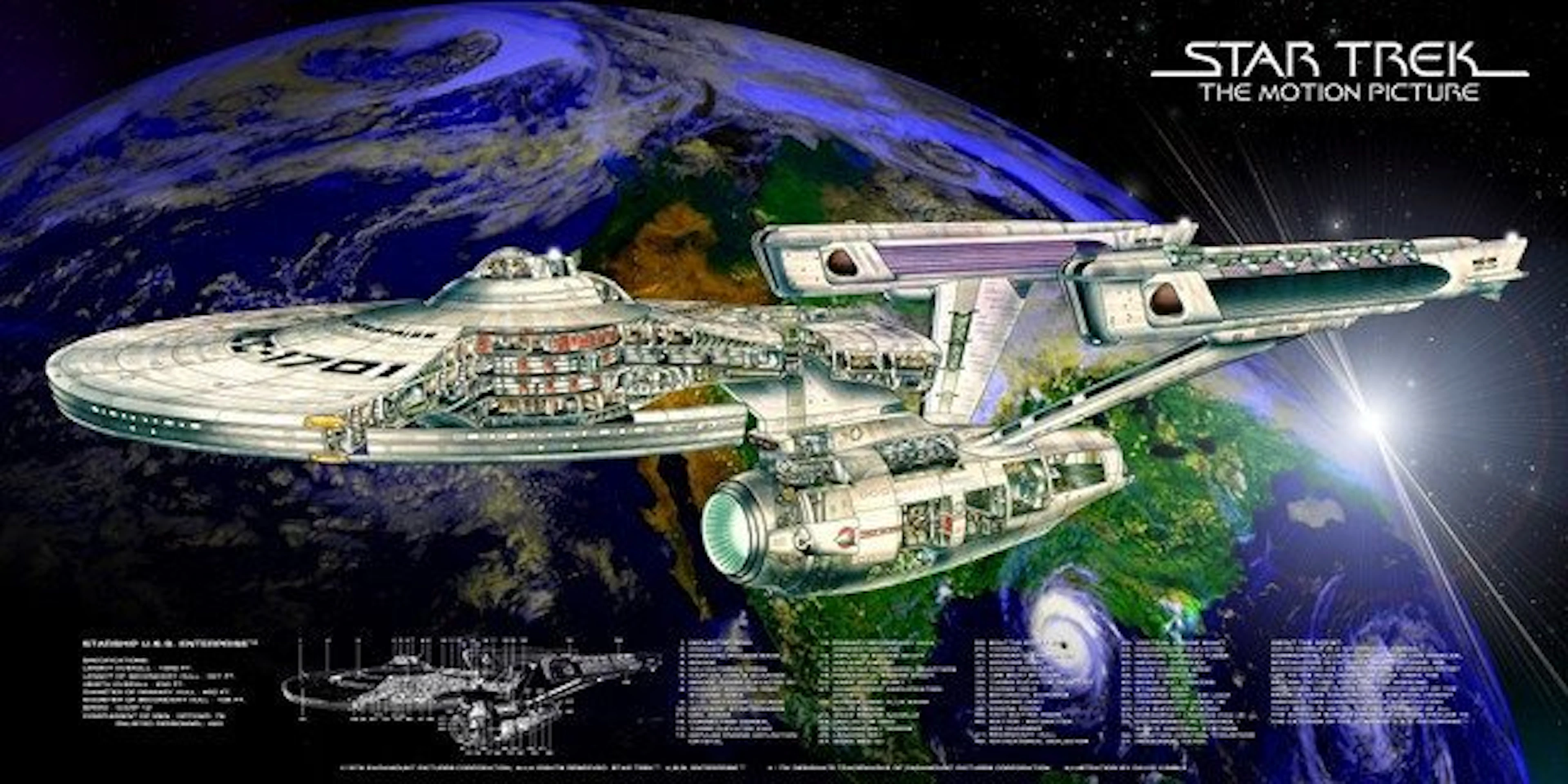 Paramount - Poster Star Trek The Motion Picture 1979...