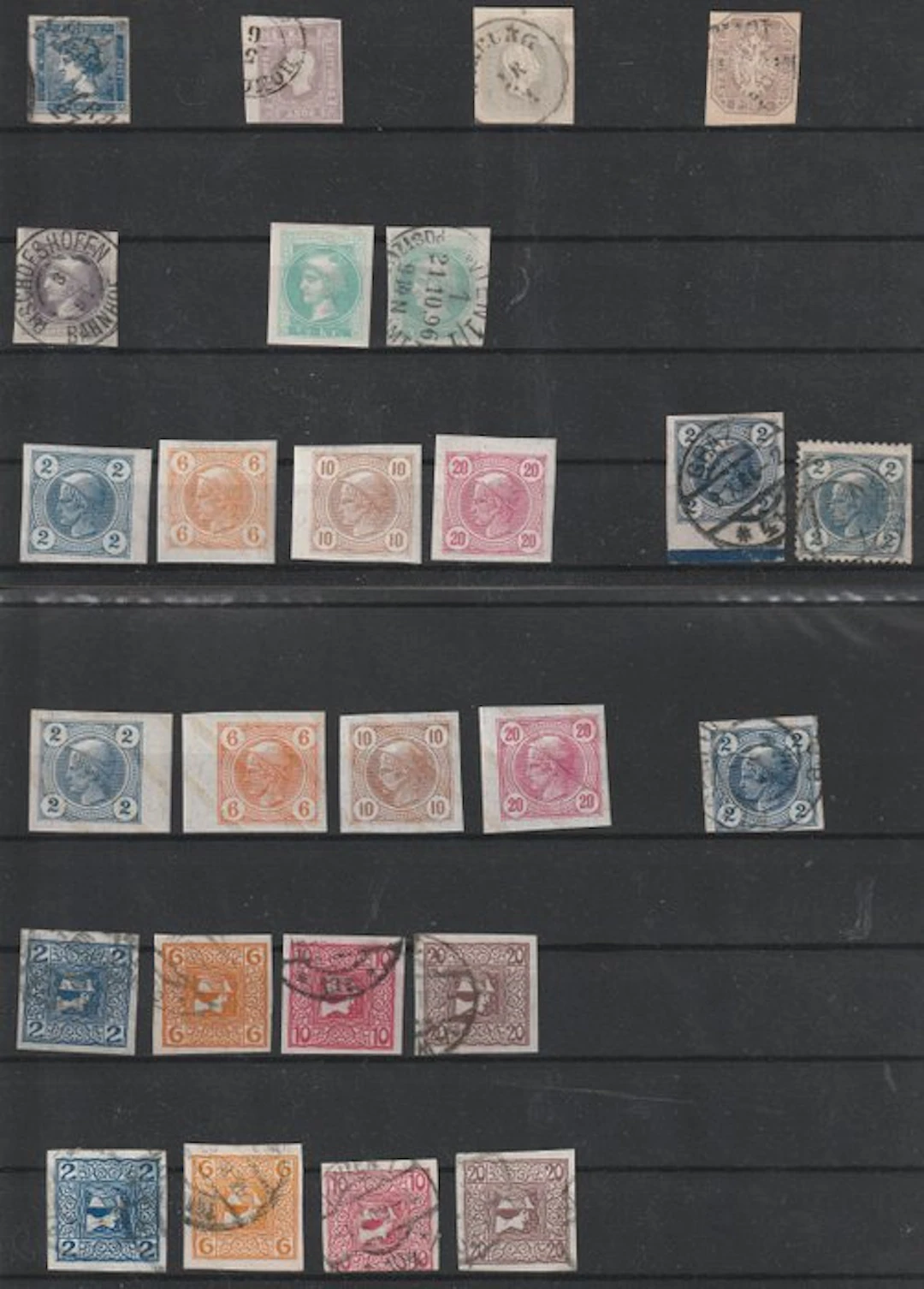 Austria 1851/1915 - Classic selection of newspaper stamps...