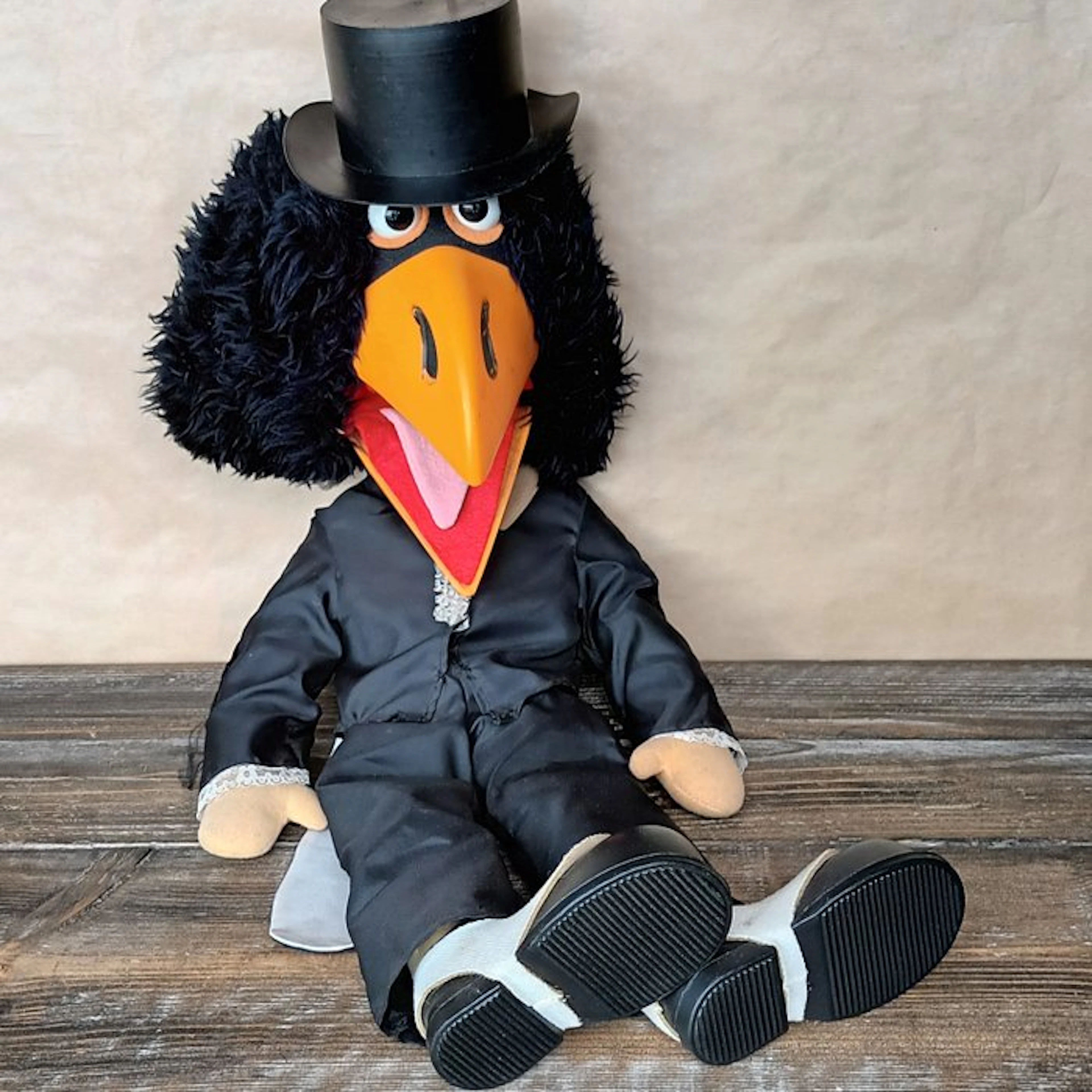 Buikspreekpop - Doll Raaf / Kraai - 1970-1980 - Netherlands