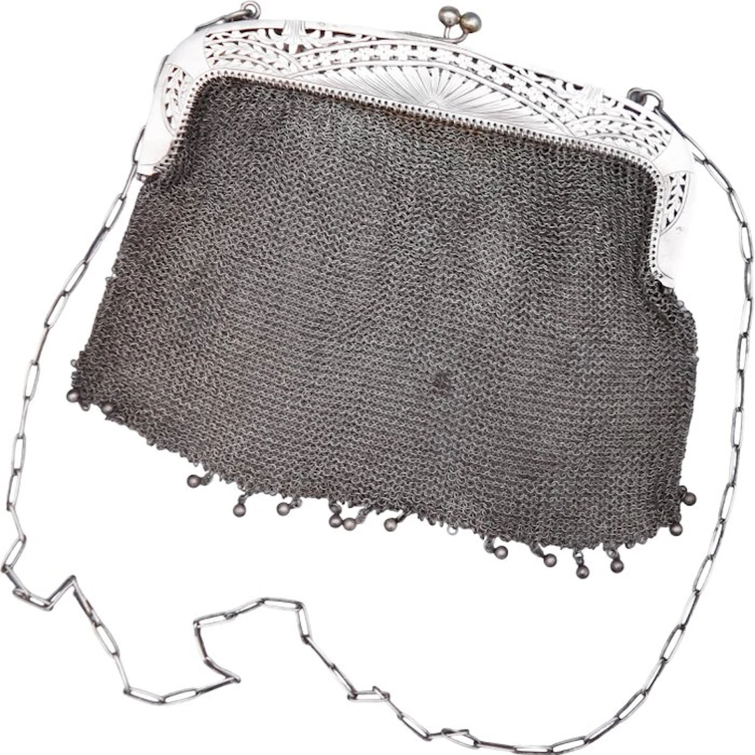 Stand - Mesh bag - .800 silver