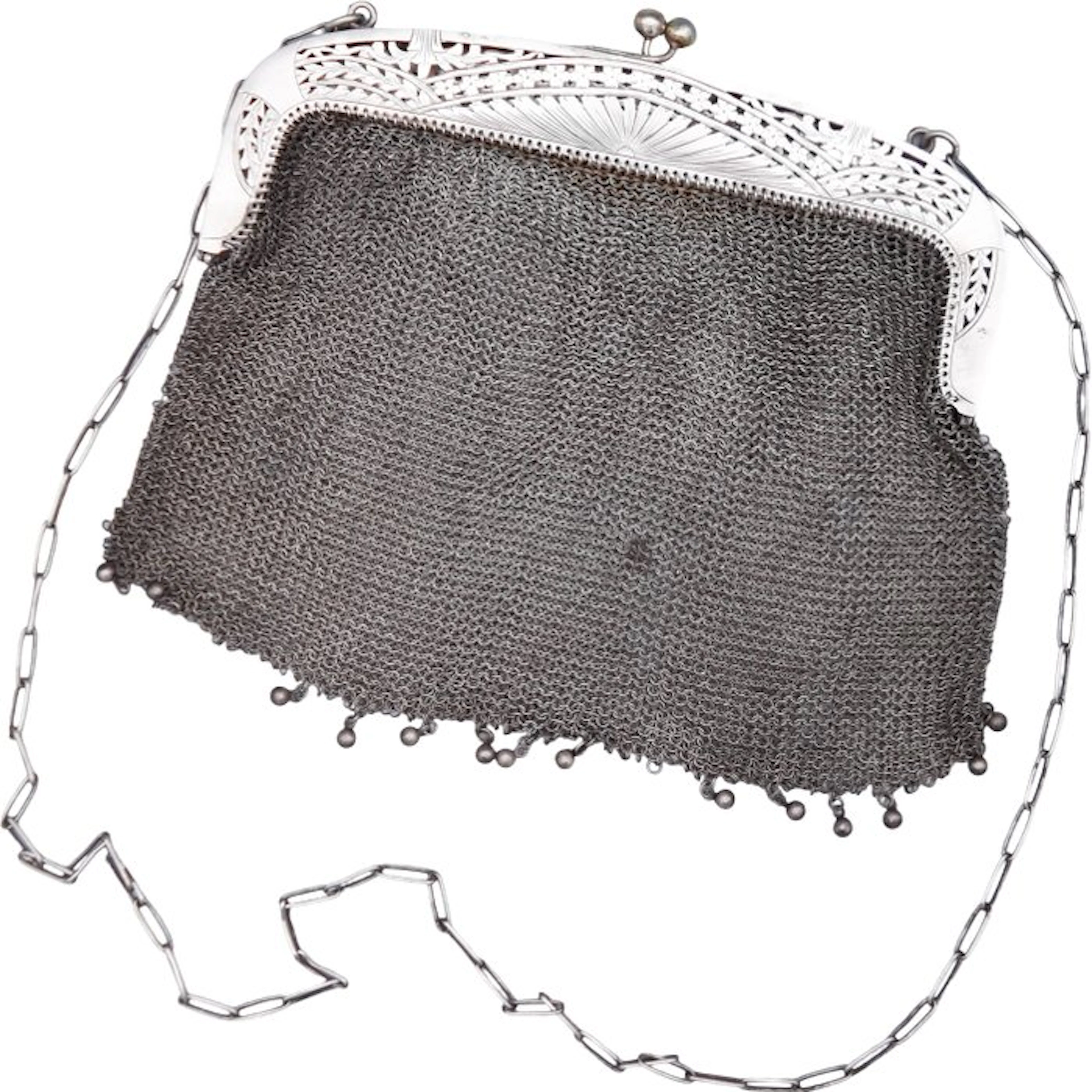 Stand - Mesh bag - .800 silver