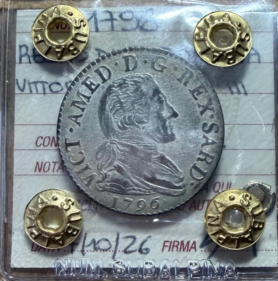 Italy, Kingdom of Sardinia Vittorio Amedeo III (1773-1796)