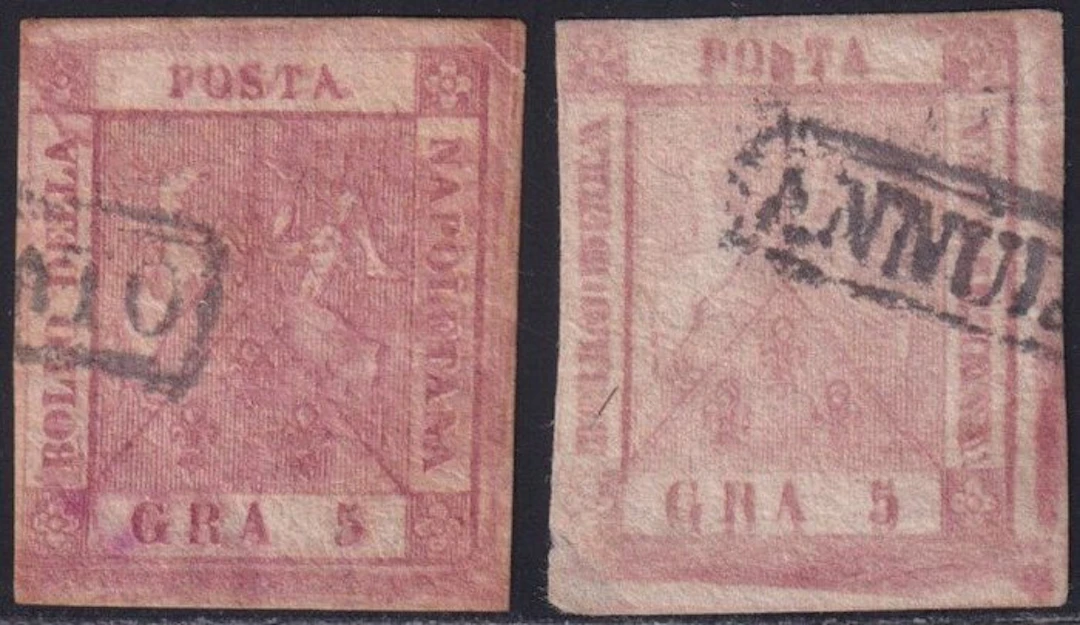 Italian Ancient States - Naples 1858/59 - 5 gr