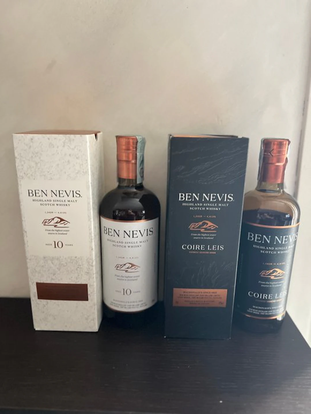 Ben Nevis - 10yo & Coire Leis - 70cl - 2 bottles
