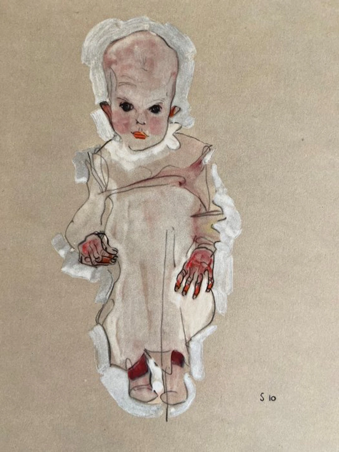 Egon Schiele (1890-1918), after - Baby