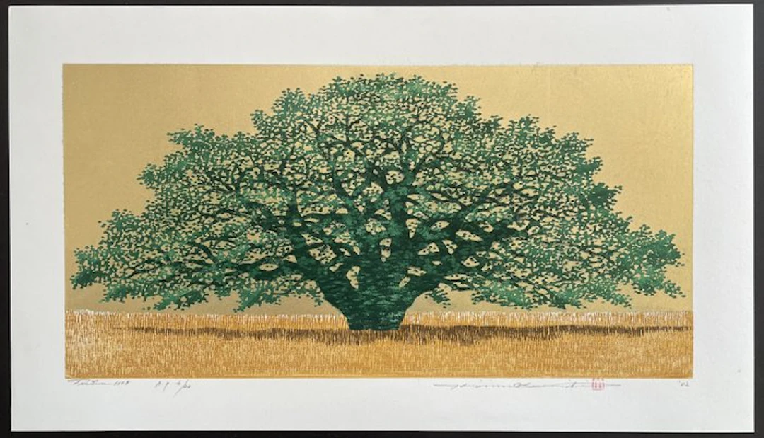 SOLD OUT: Tree scene 110A - Hajime Namiki 並木一 (b 1947)...