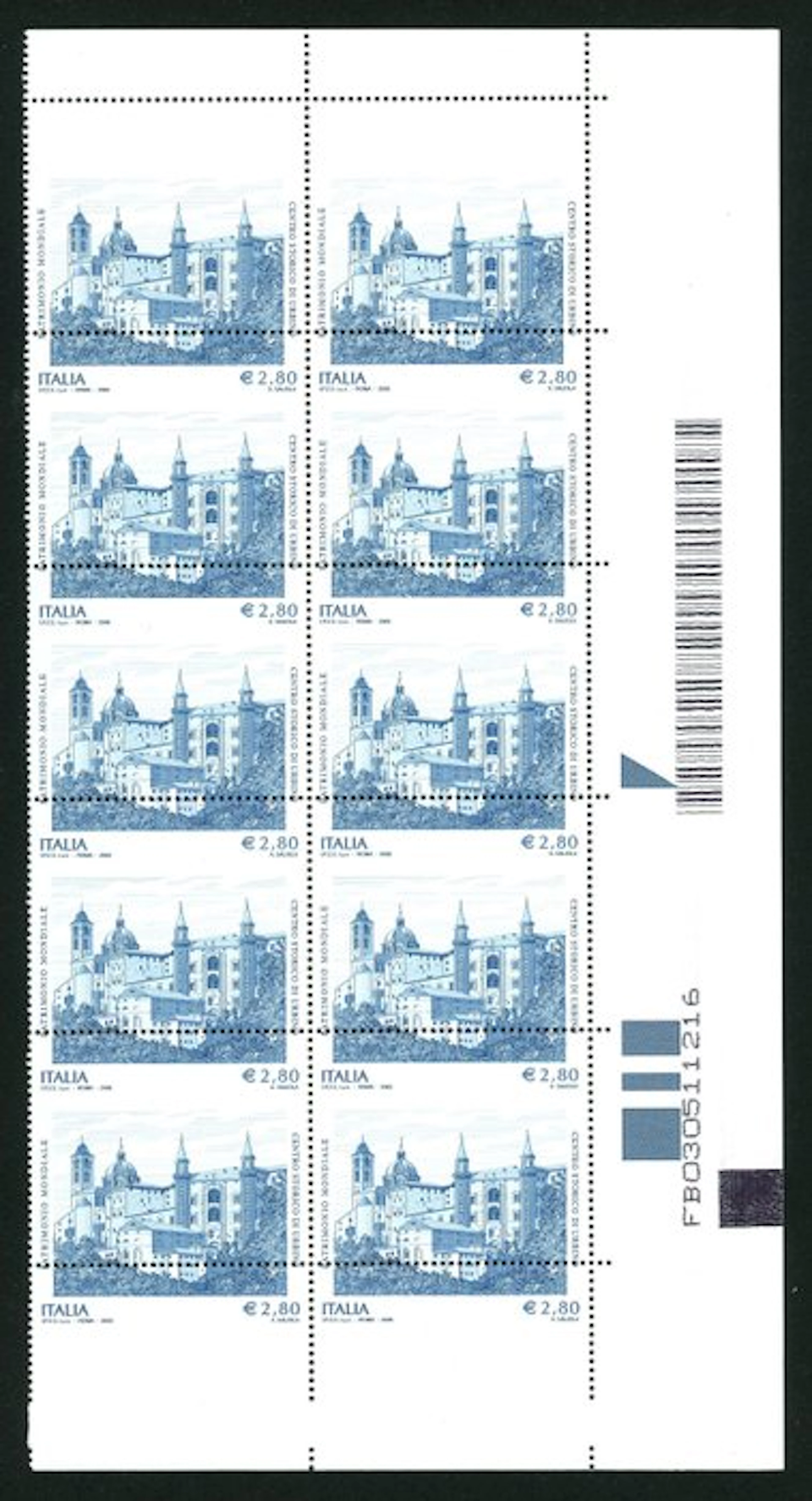 Italian Republic 2008 - €2.80 variety