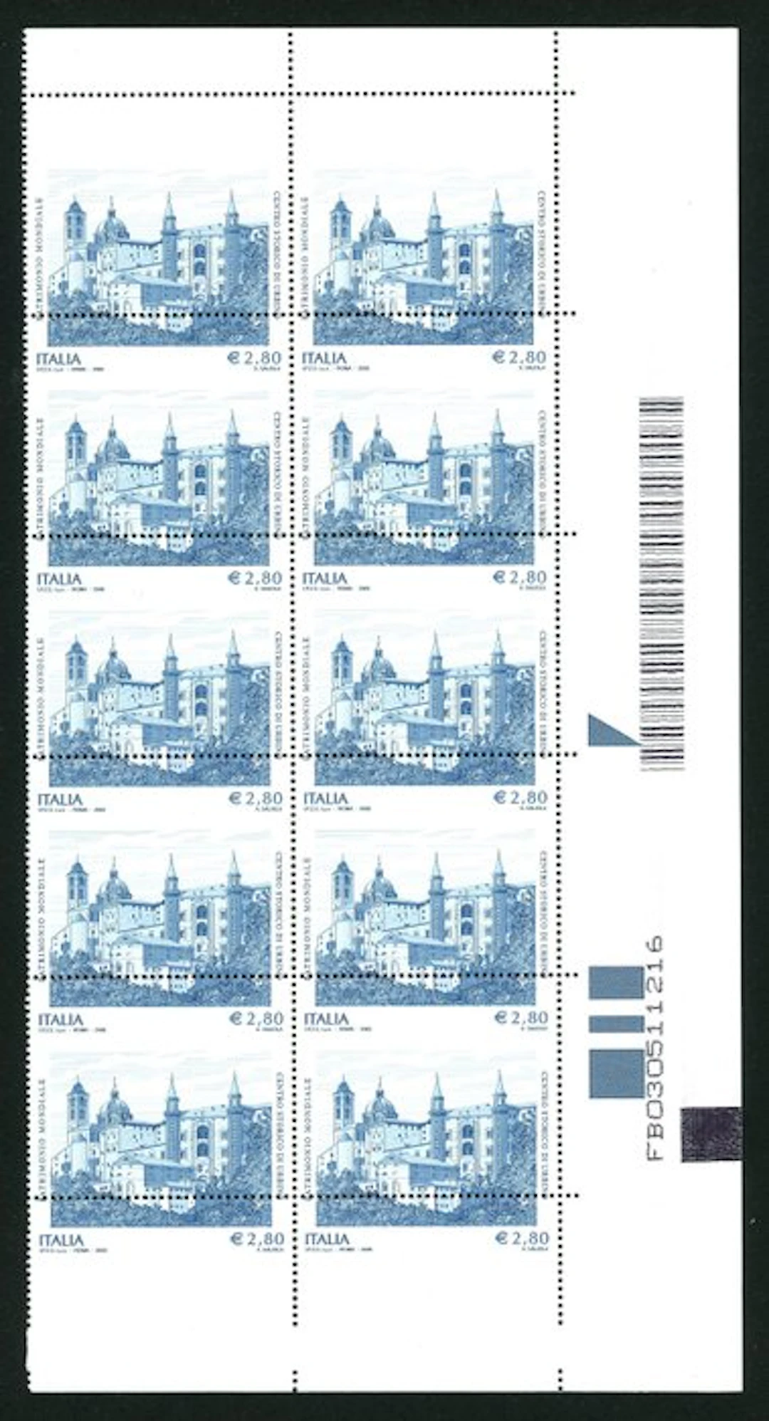 Italian Republic 2008 - €2.80 variety