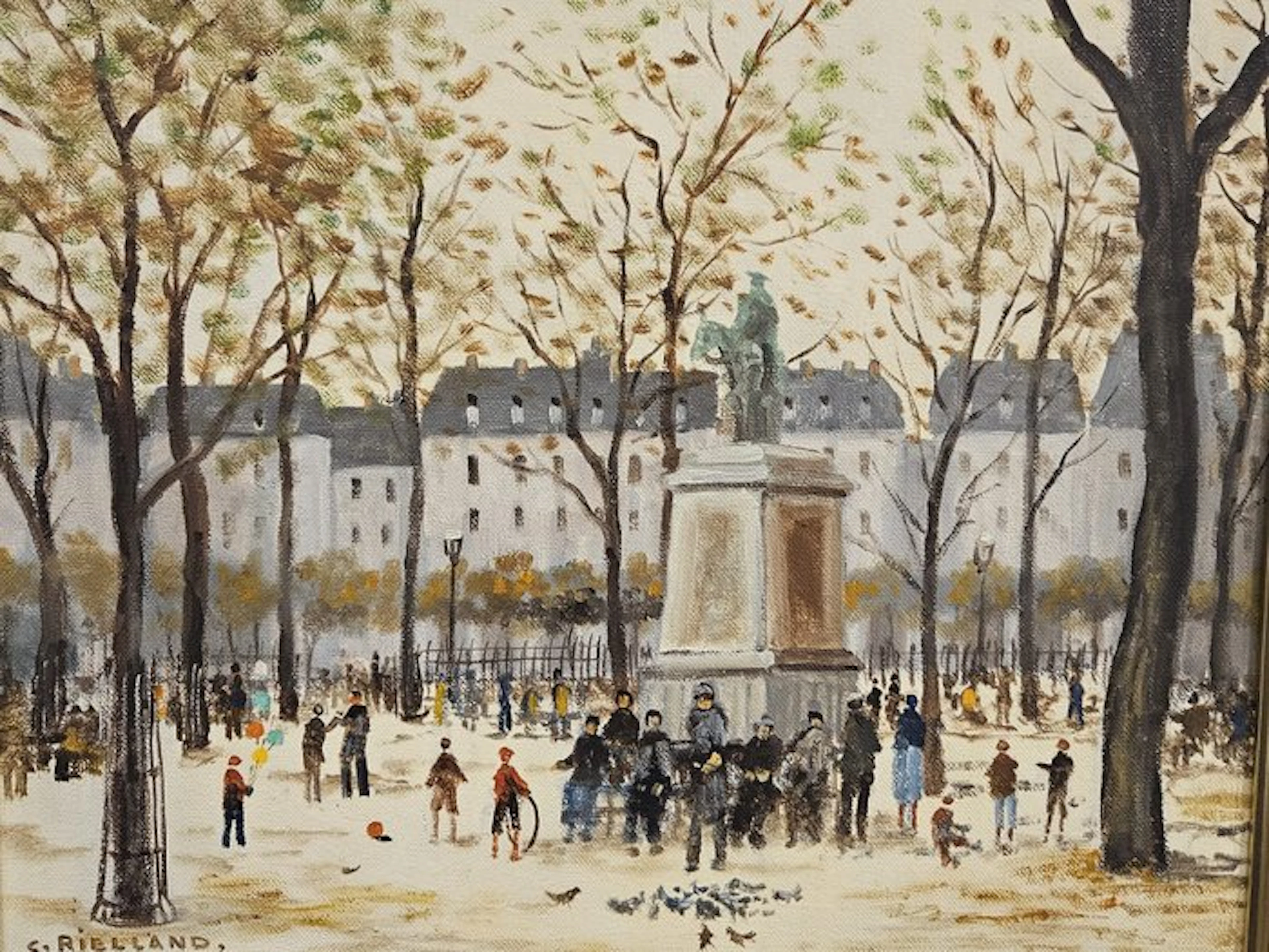 Escuela Impresionista Europea (XX) - Vista de Paris
