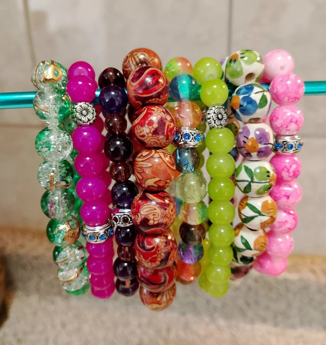 Buddhist Meditation Bracelets with Agate