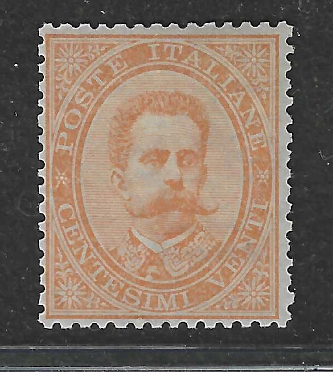 Italy Kingdom 1879 - Kingdom: 20c orange No