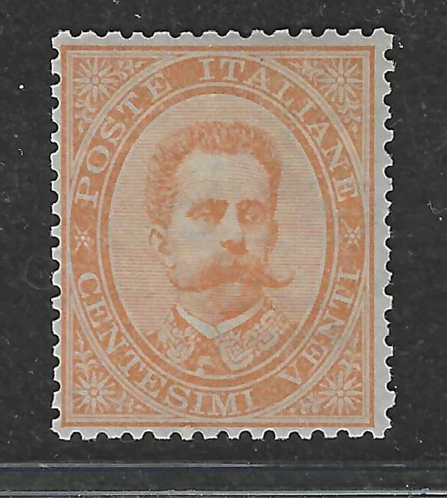 Italy Kingdom 1879 - Kingdom: 20c orange No