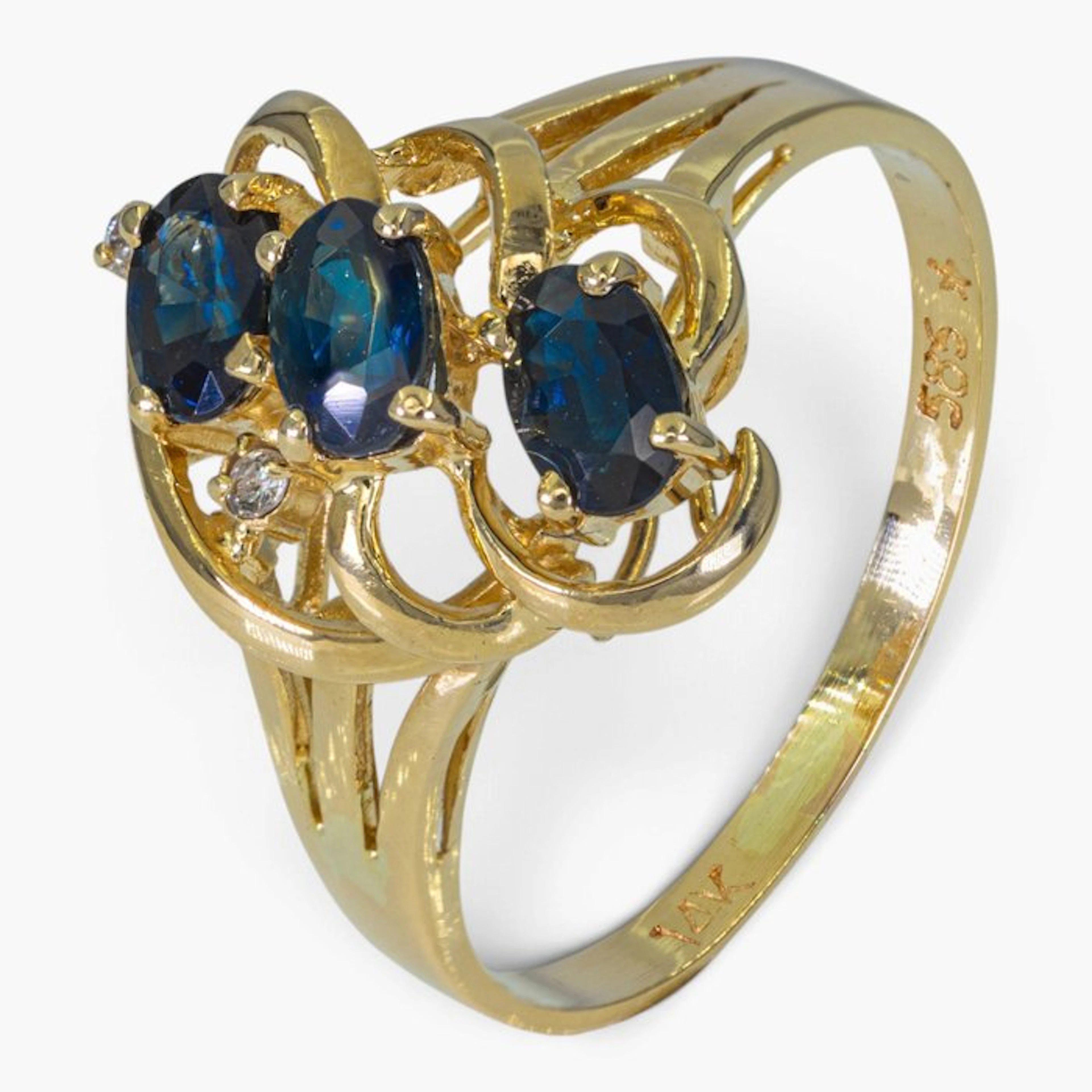 No reserve price - Ring - 14 kt
