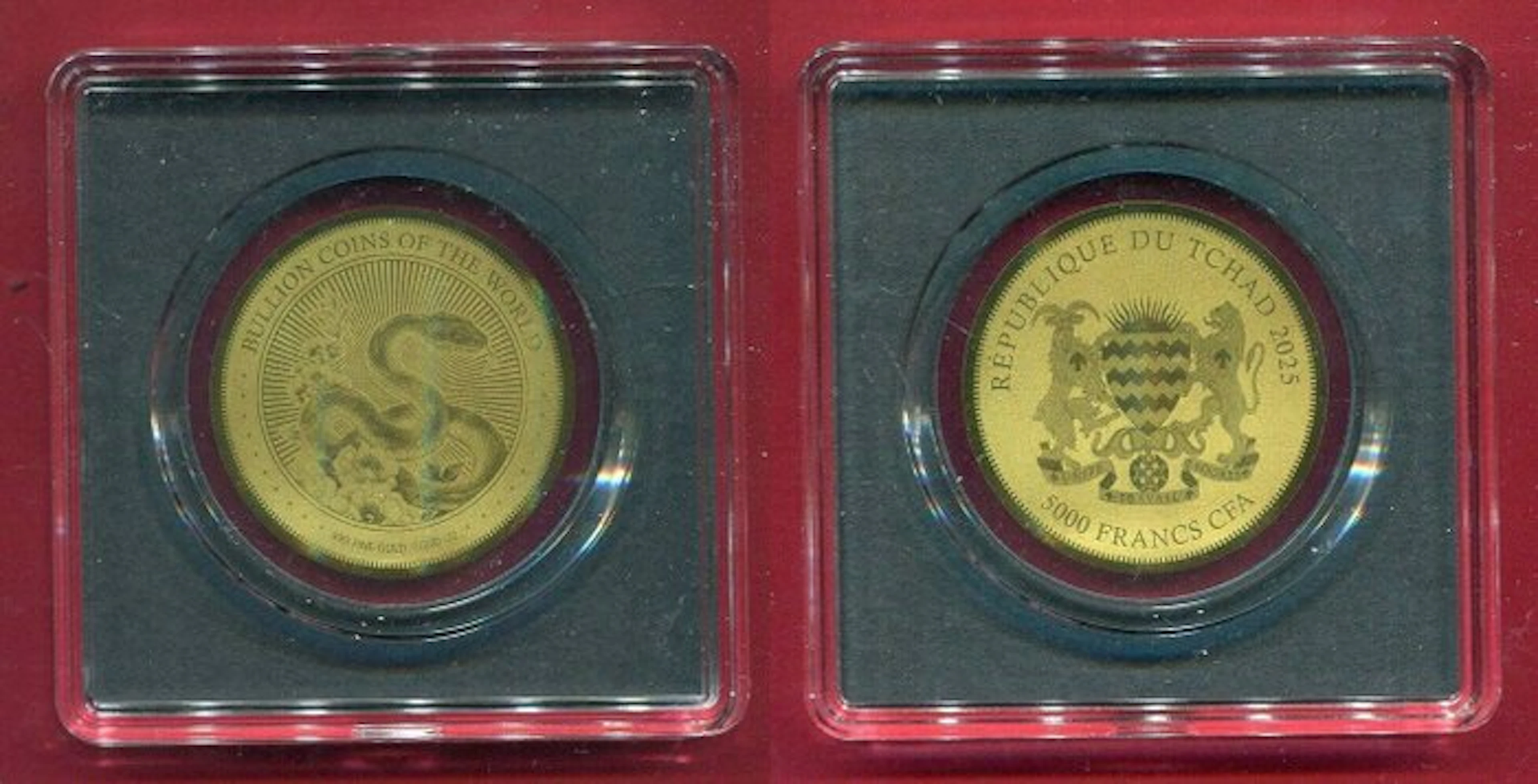Chad. 5000 Francs 2025 - Chinese Snake (No reserve price)