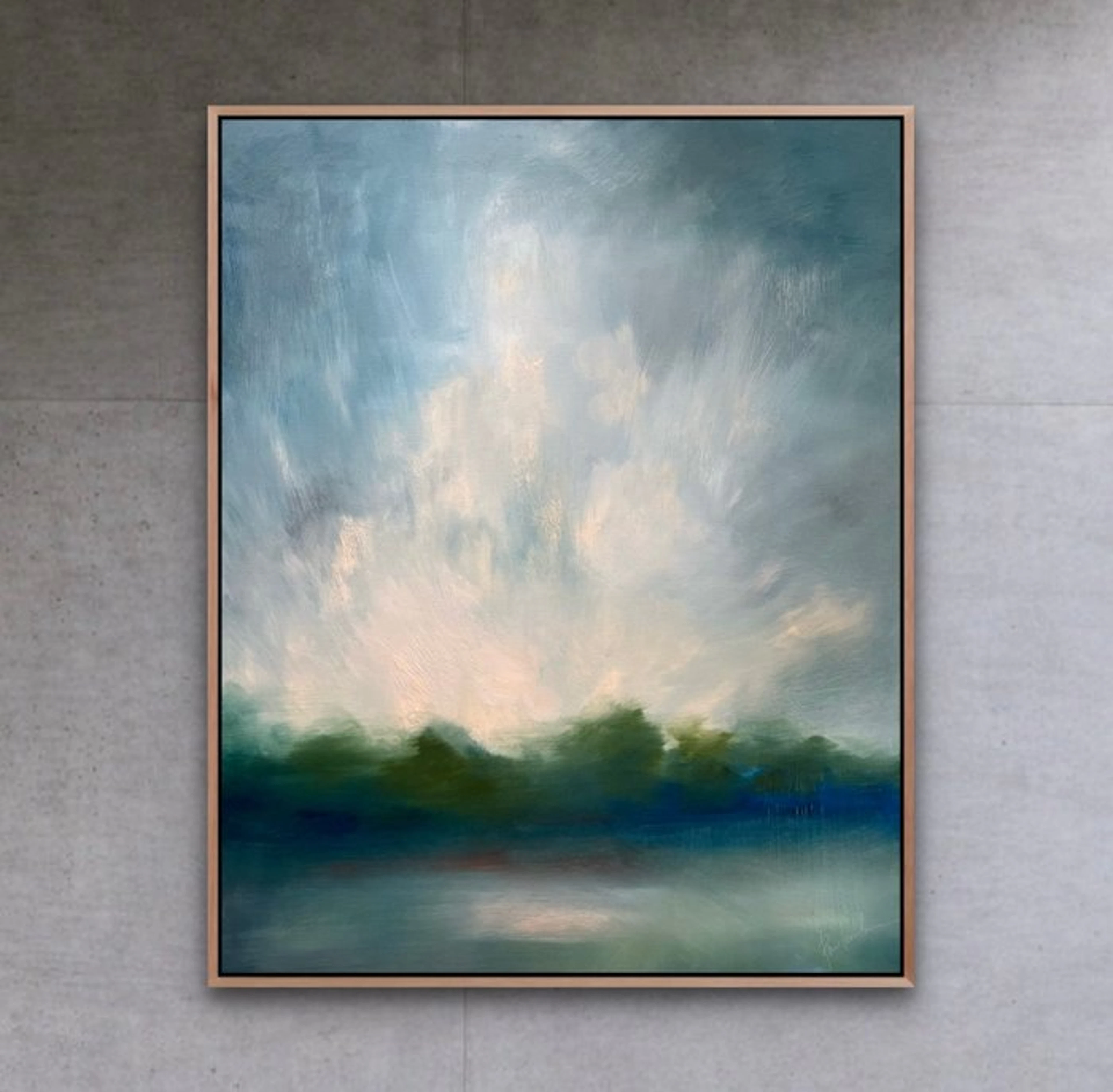 Anna Pavlenko (1984) - Meer Abstrakte Original Landschaft...