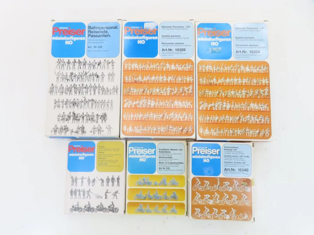Preiser H0 - 325/331/332/16328/16340 - Model train...
