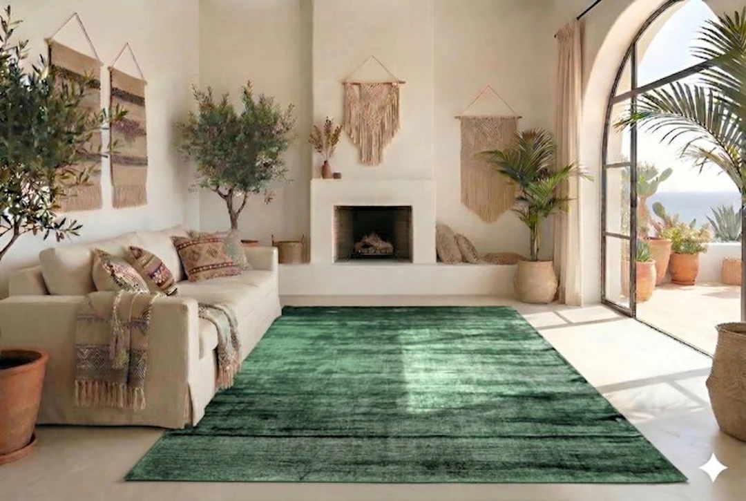 Luxury green Gabbeh - Rug - 250 cm - 150 cm - unused and very soft