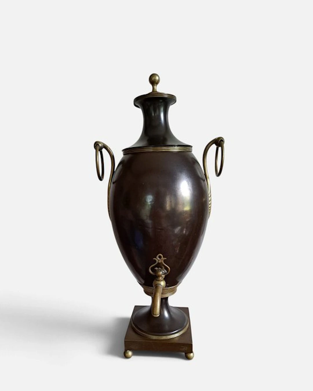 Samovar - Brass, Patinated - Empire Kraanpot 55cm