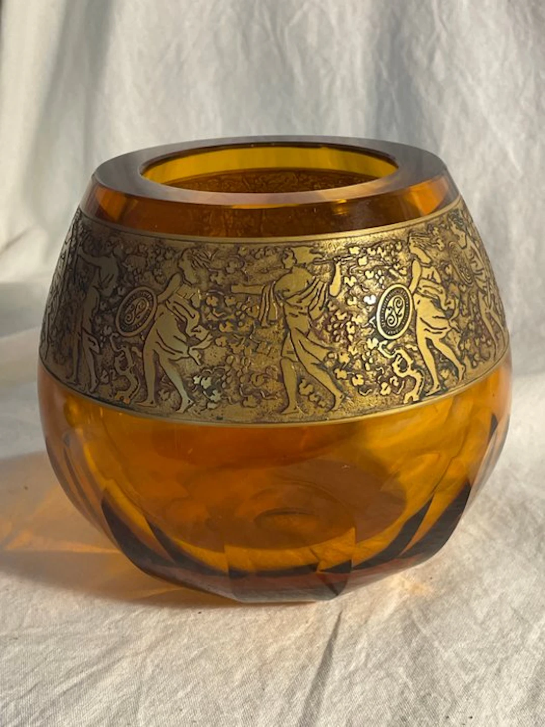 Signé Moser Karlsbad - Vase - Globular vase