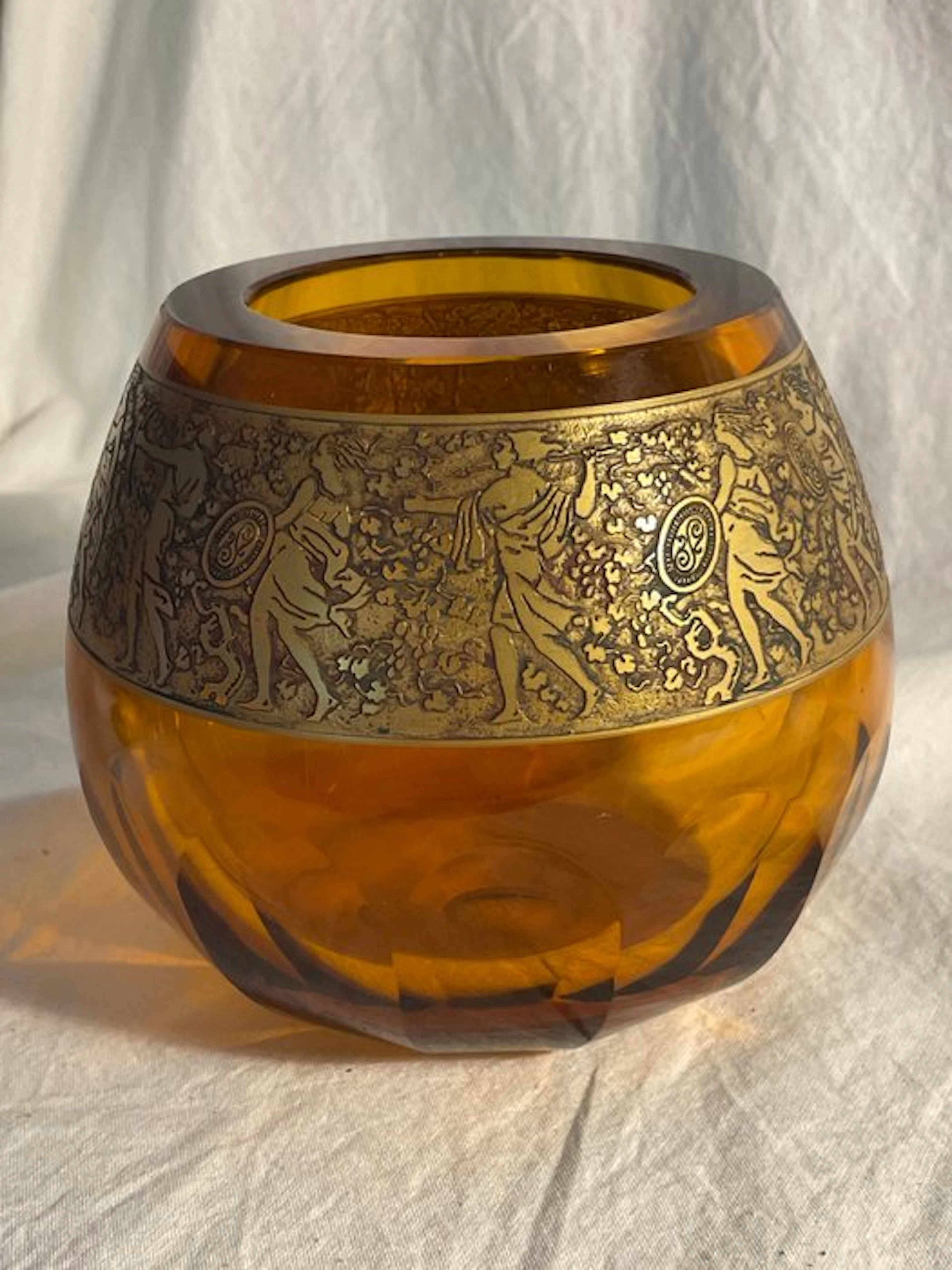 Signé Moser Karlsbad - Vase - Globular vase