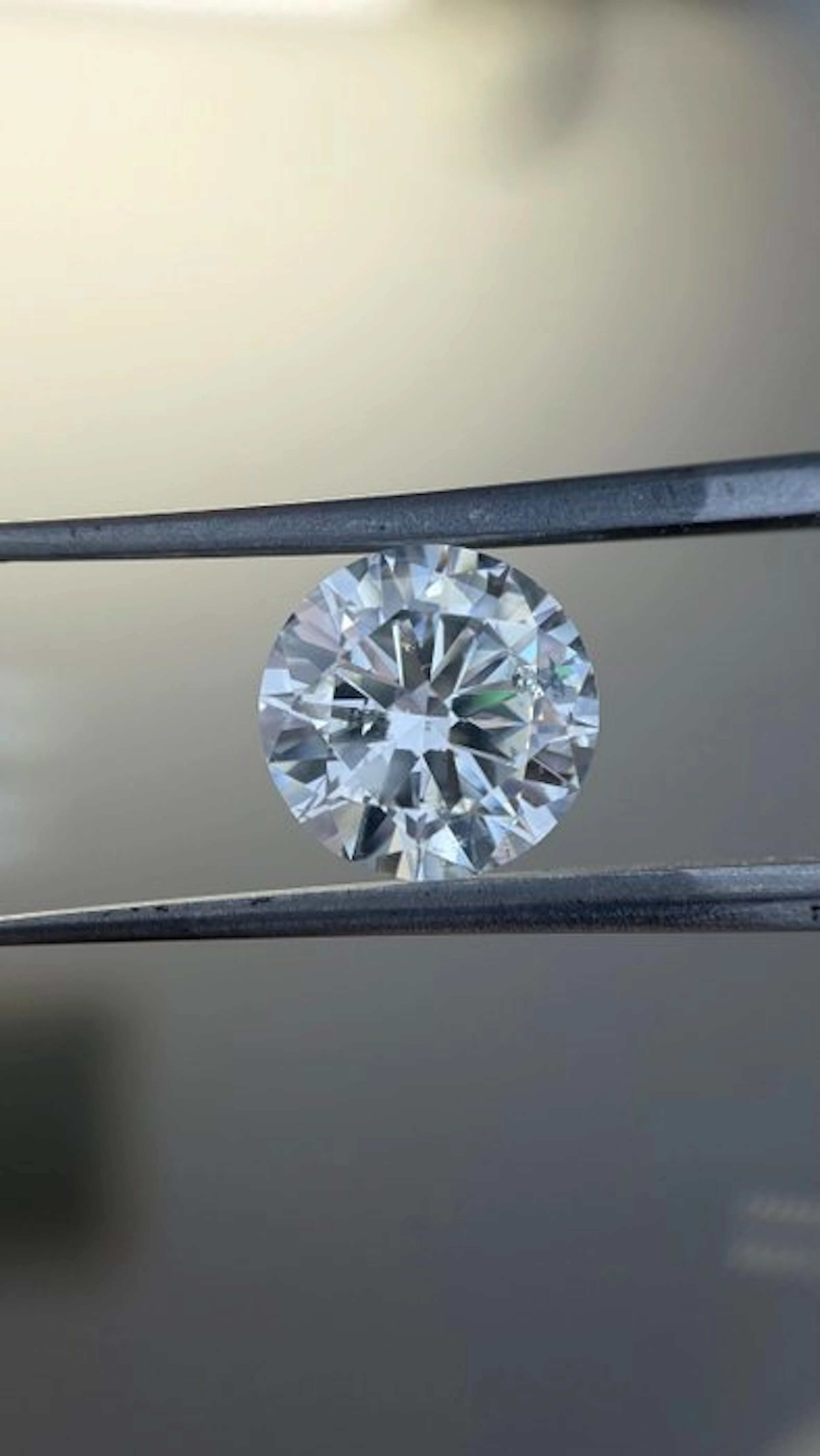 1 pcs Diamond (Natural) - 2.01 ct - Round - F - SI2...