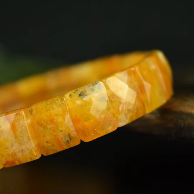 Golden Hematoid Quartz - Healing Quartz - High Quality - Width: 12 mm- 31.3 g
