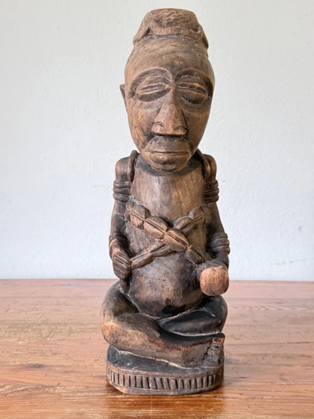 Meditatie in hout / Congo - Sculpture - Congo (No reserve price)