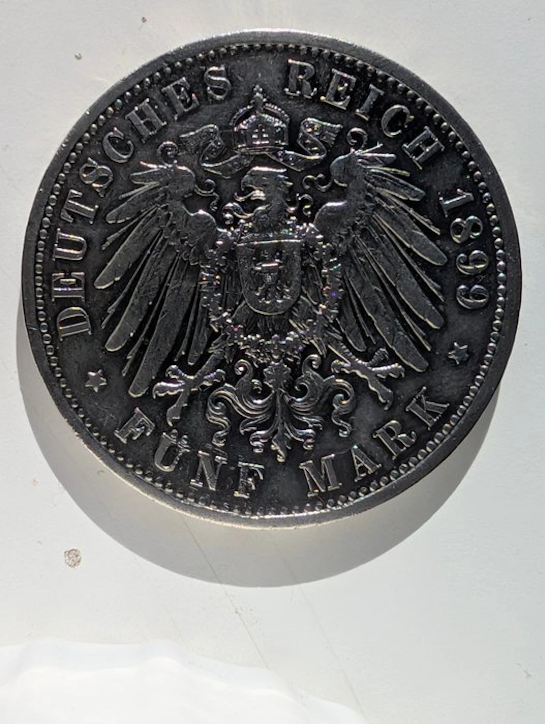 Germany. Wilhelm II. 5 Mark 1899A (No reserve price)