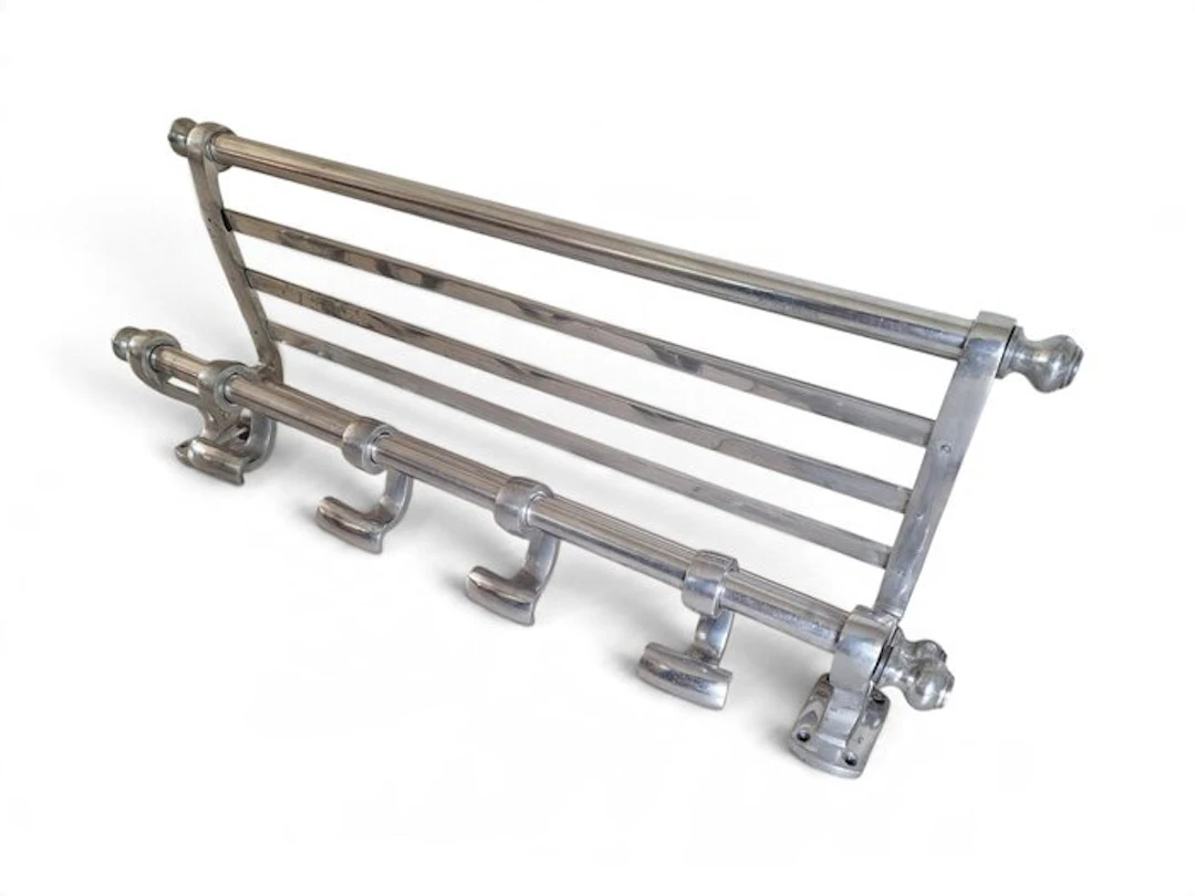 Coat rack - Aluminium - With a hat shelf