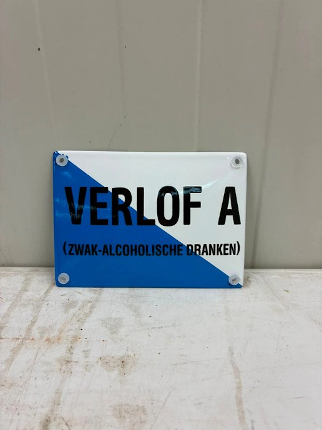 Verlof A Zwak-Alcoholische Dranken – Klein Nederlands...